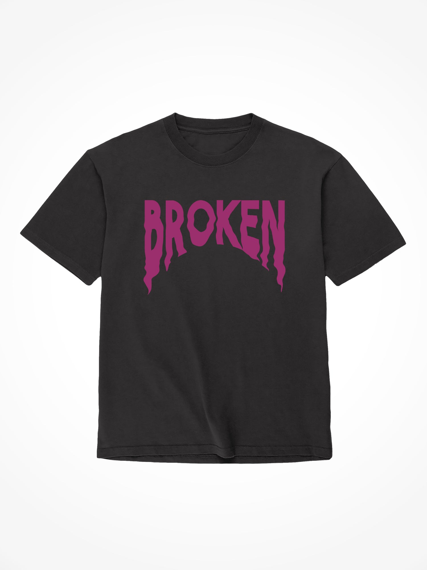 Broken Skull - Black T-Shirt