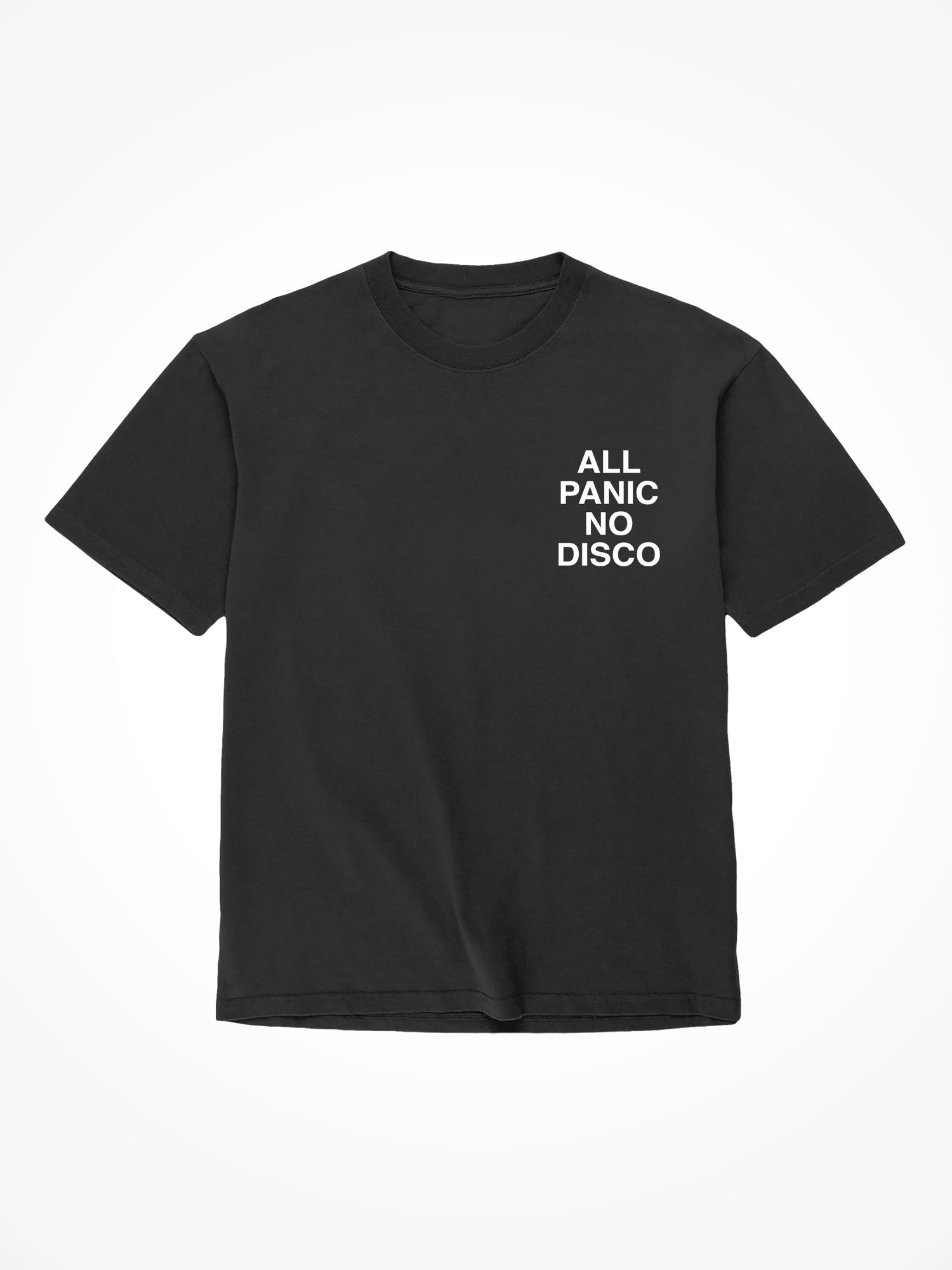 All Panic No Disco - Black T-Shirt