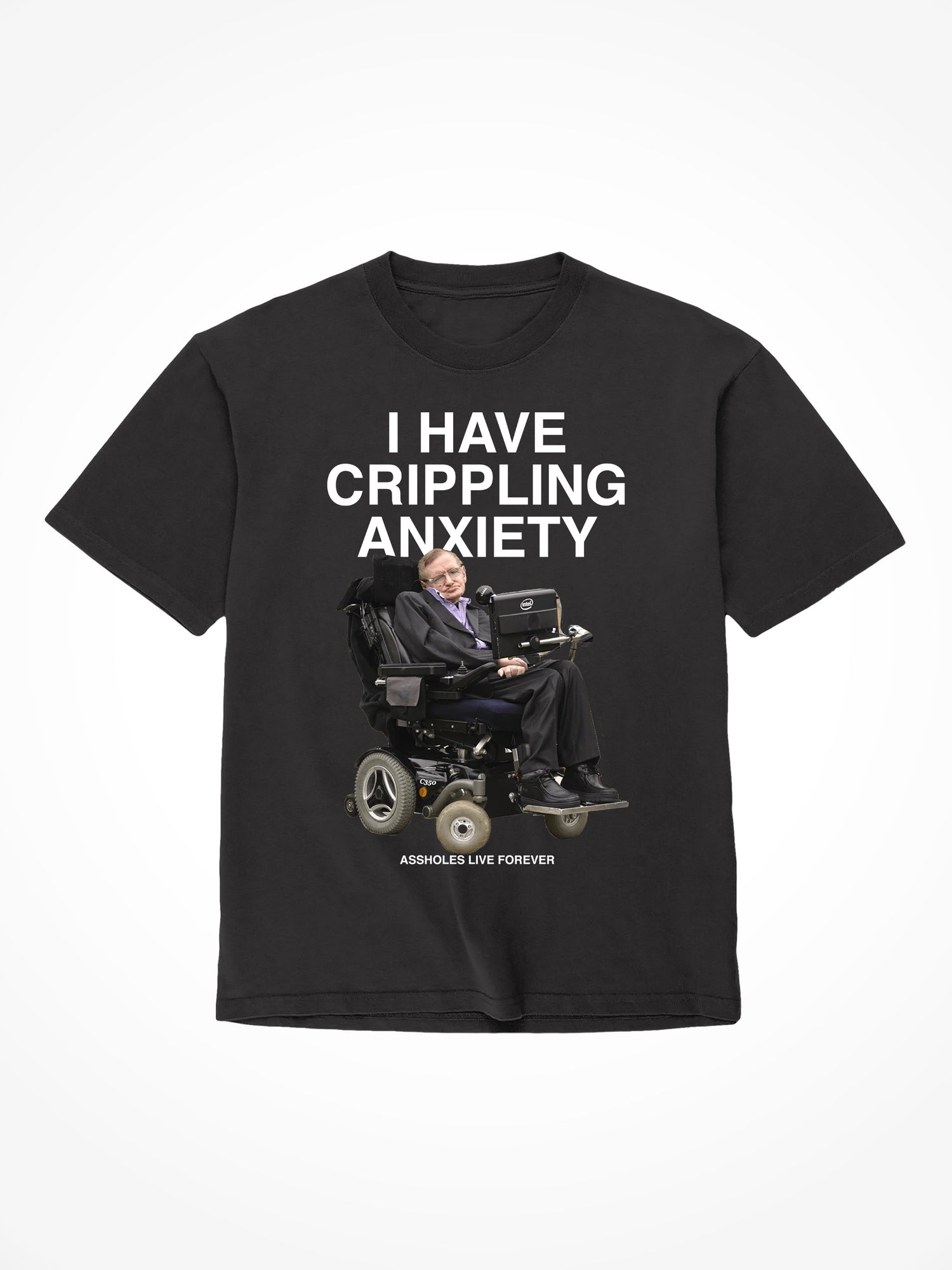Crippling Anxiety - Black T-Shirt