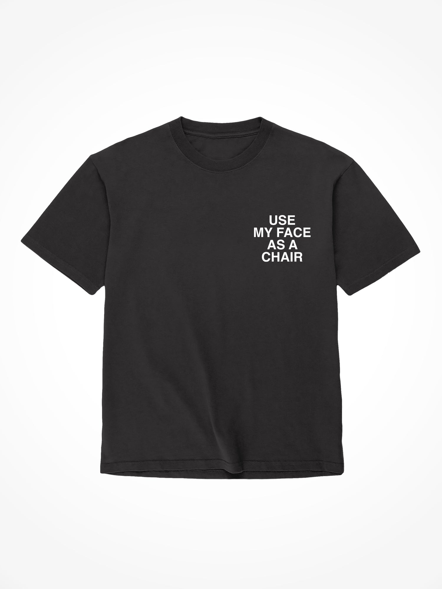 Use My Face - Black T-Shirt
