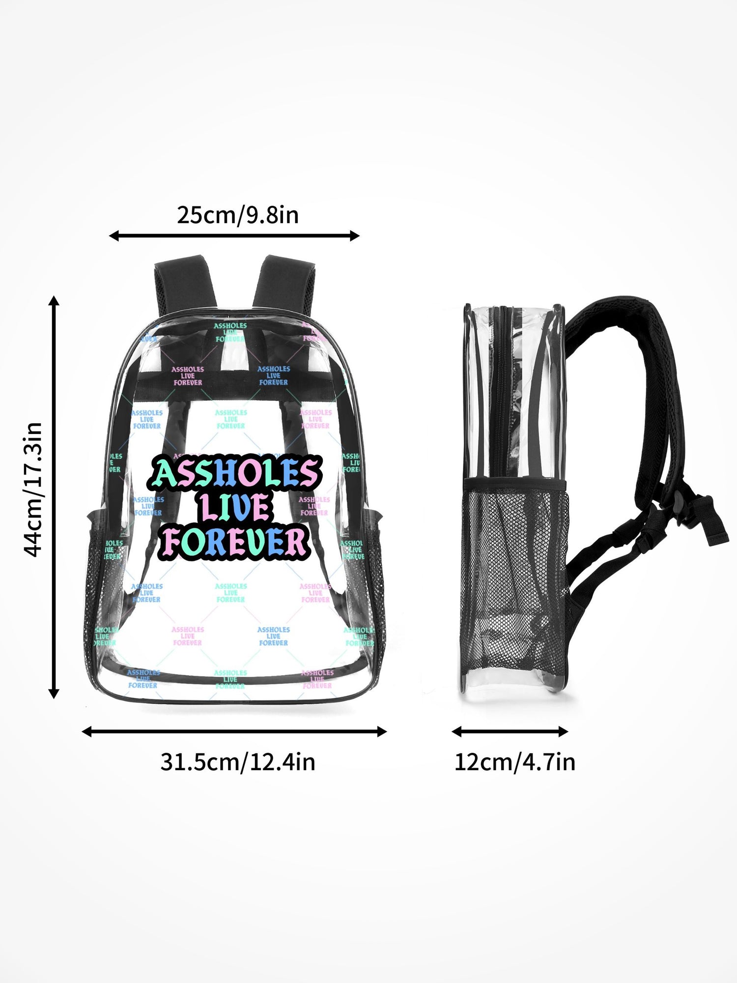 Transparent Backpack - ALF Pastel