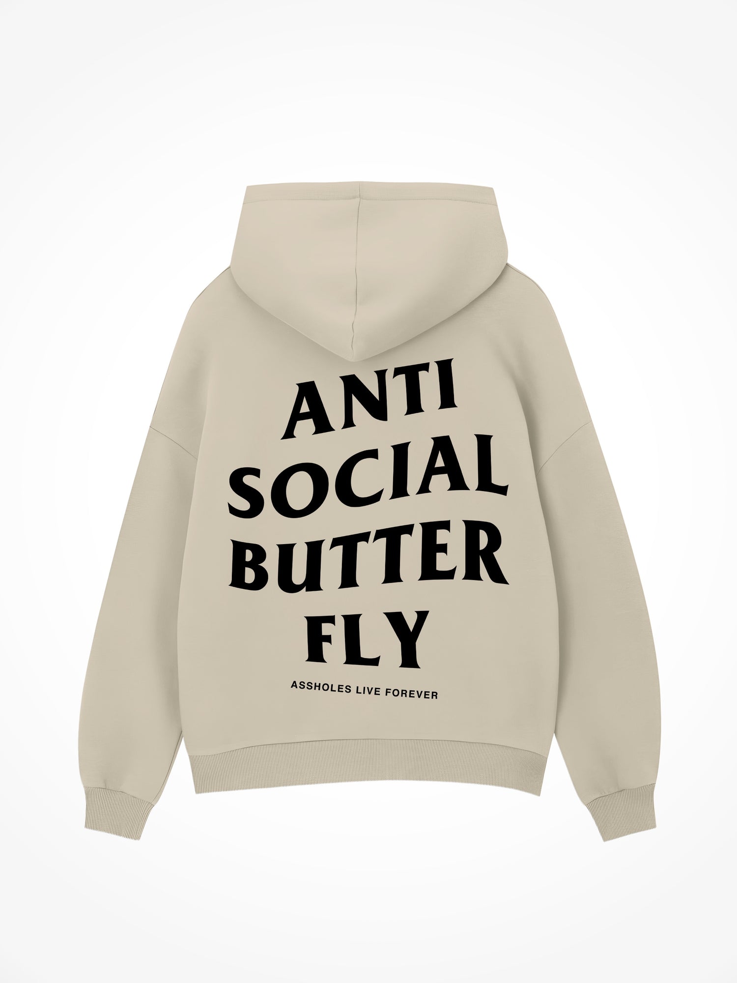 Anti Social Butterfly - Sand Hoodie