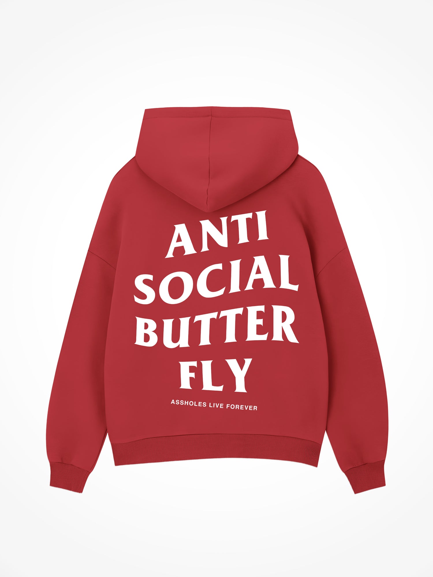 Anti Social Butterfly - Red Hoodie