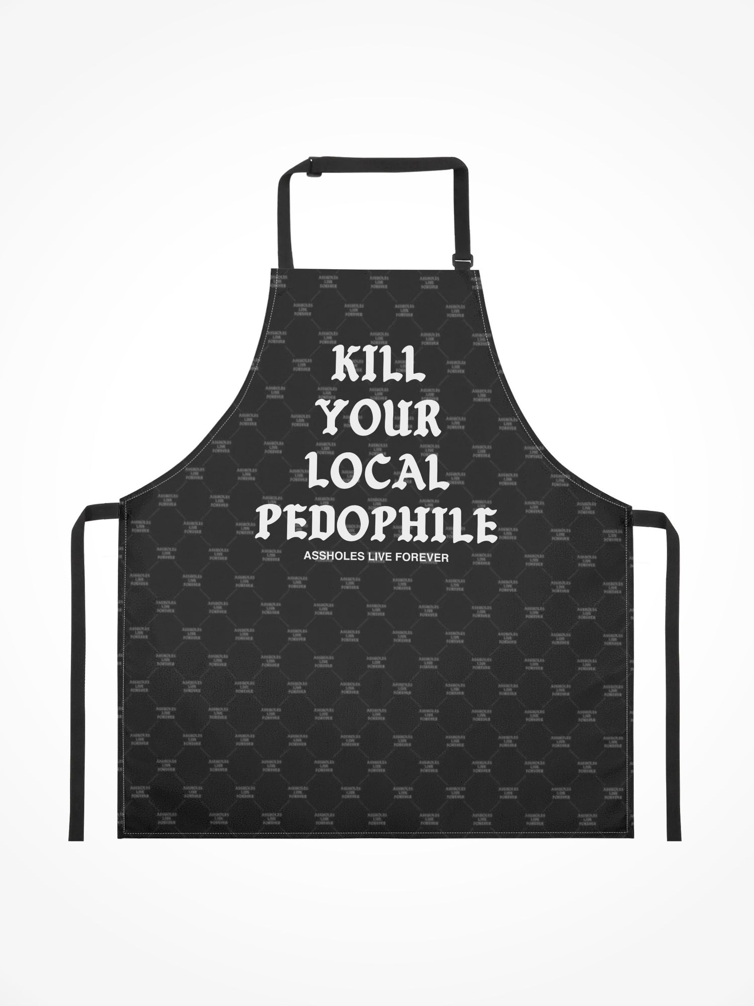 Apron - KILL PEDOPHILE BLACK
