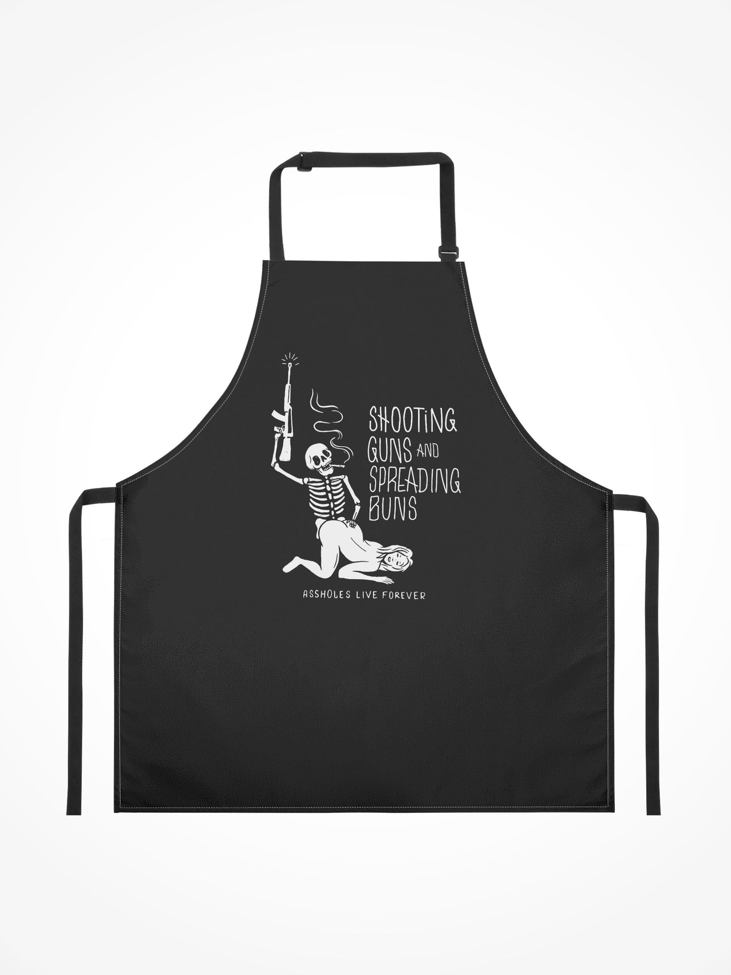 Apron - SHOOTING GUNS AND SPREADING BUNS