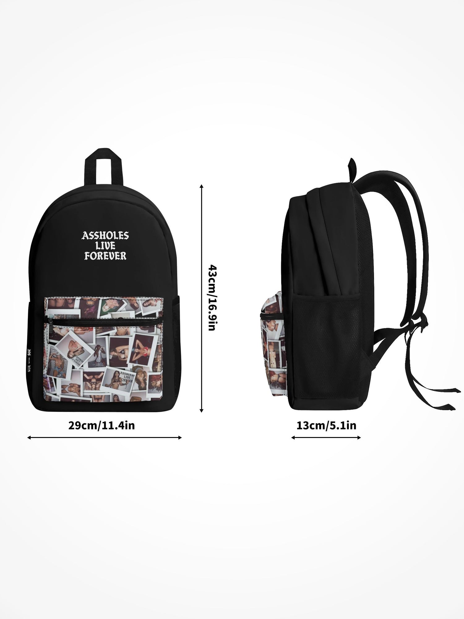 All Over Print Backpack - ALF Polaroid Pocket