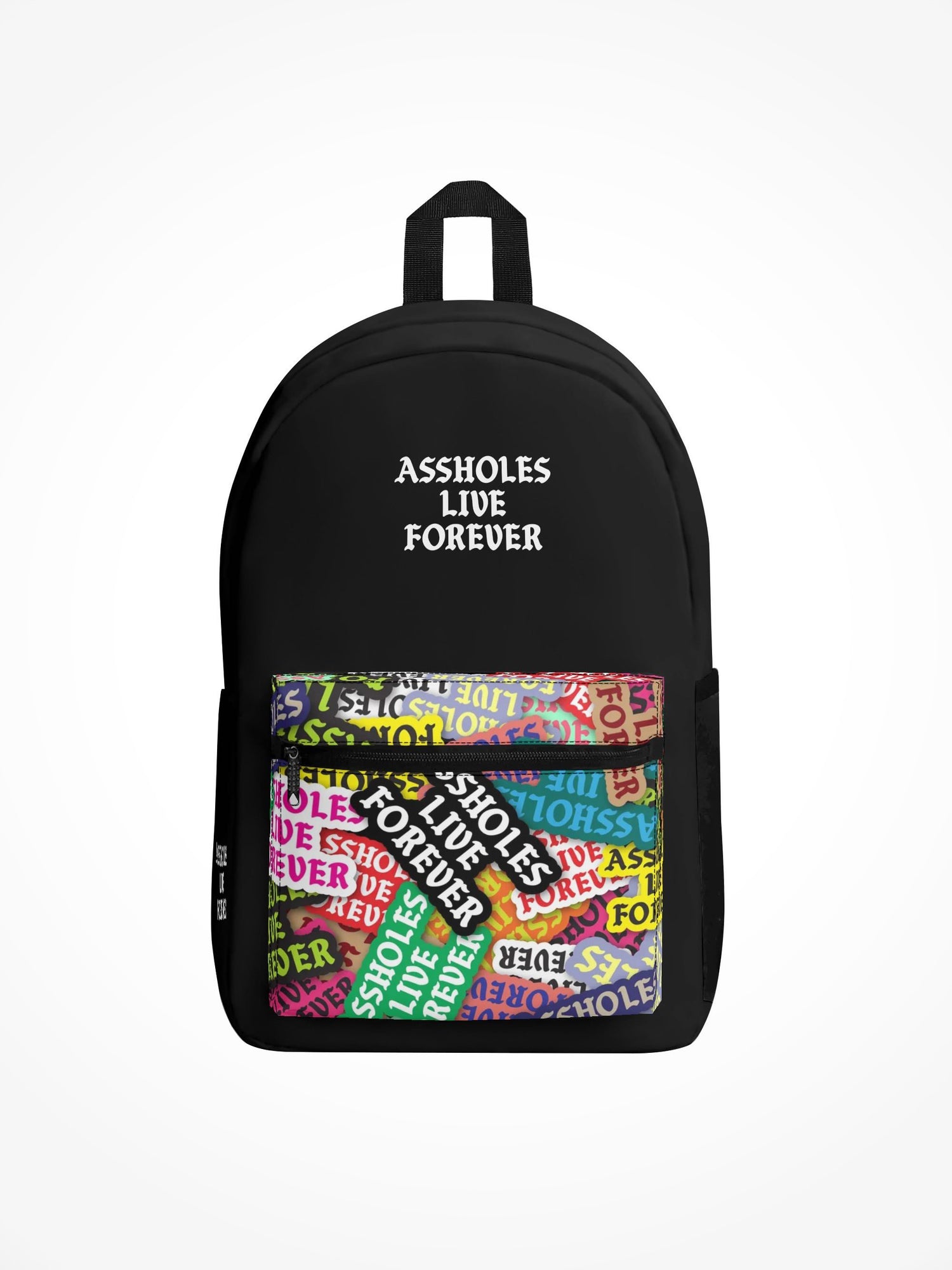All Over Print Backpack - Emotional Baggage Stickers Pocket