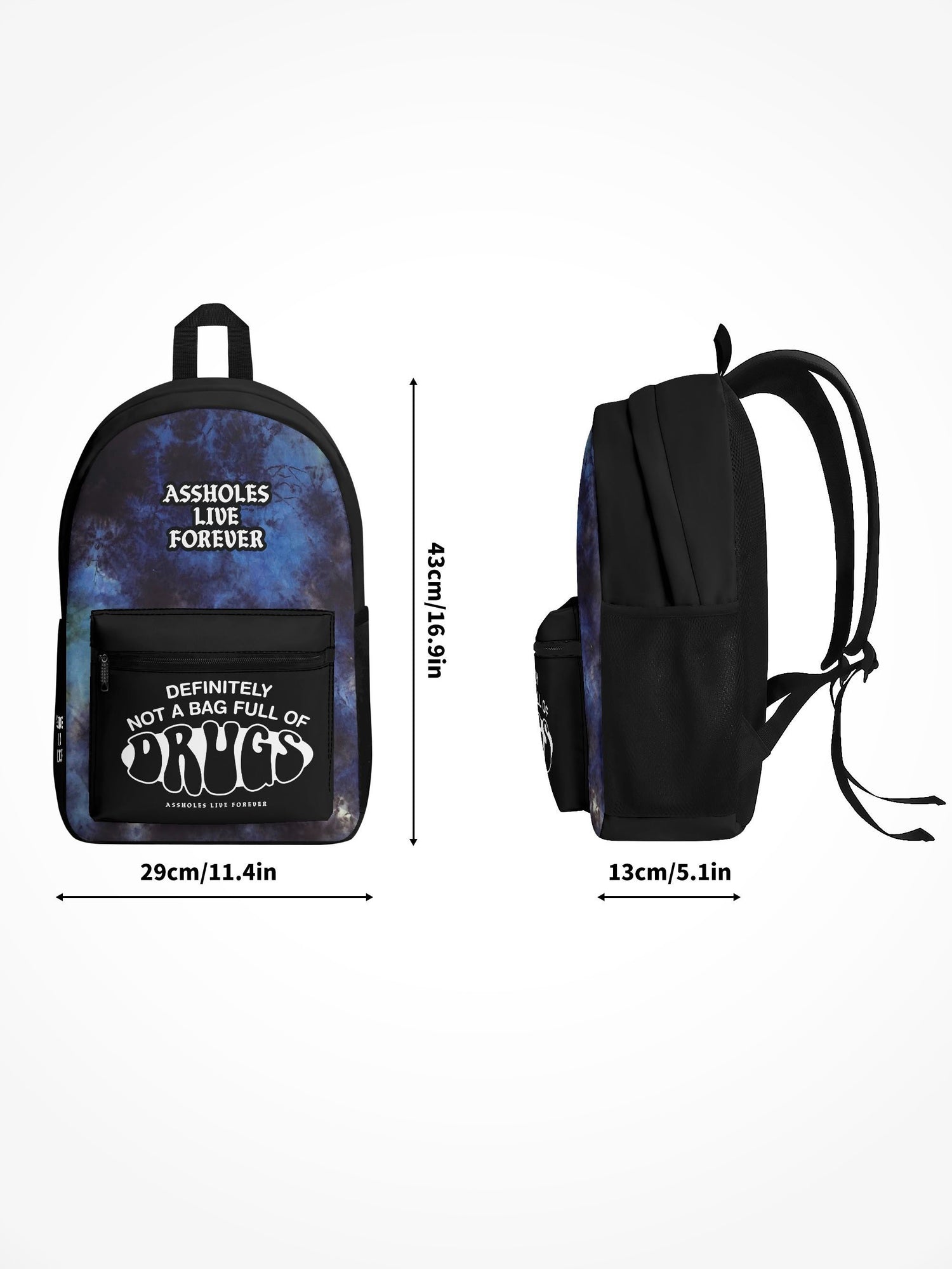 All Over Print Backpack - Bag Full Of Drugs Galaxy Print