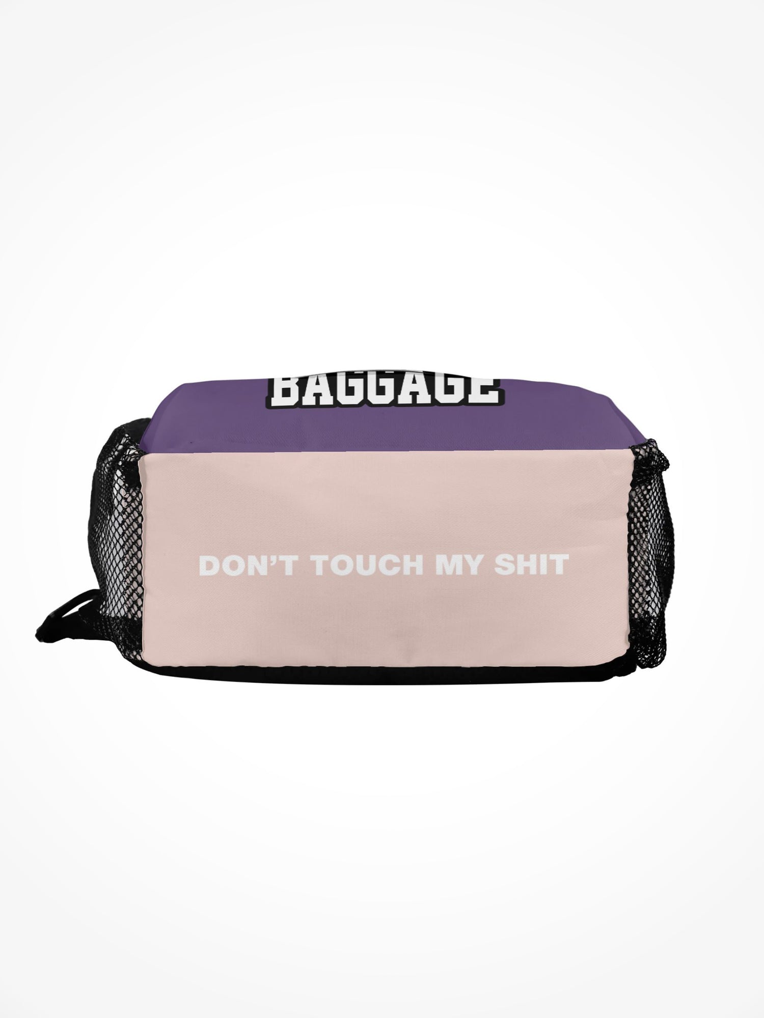 All-Over-Print Chest Crossbody Bag - Emotional Baggage Purple