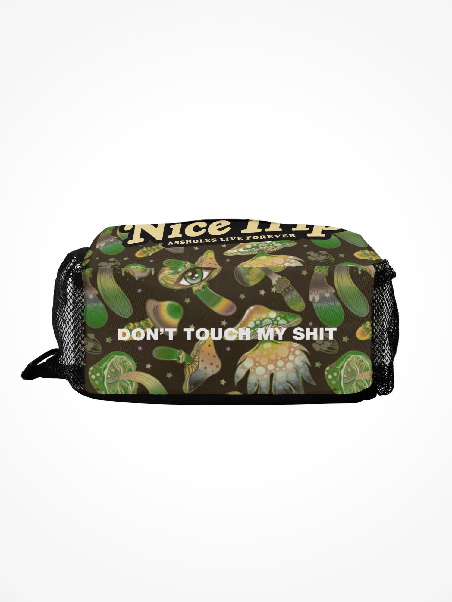 All-Over-Print Chest Crossbody Bag - Have A Nice Trip Green Mushroom