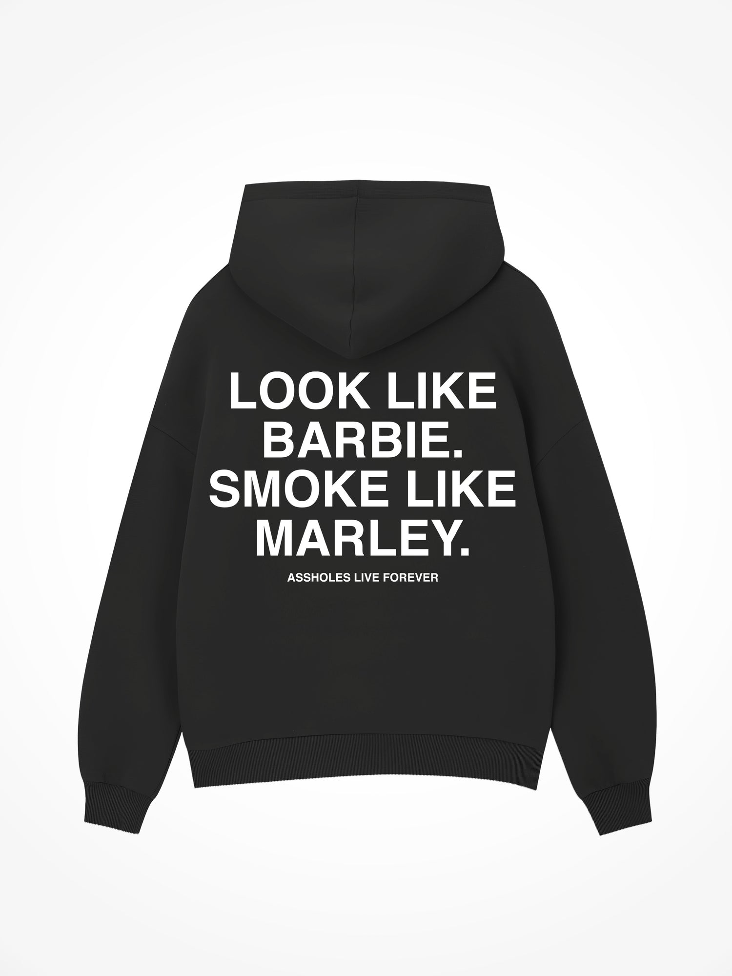 Look Like Barbie- Black Hoodie
