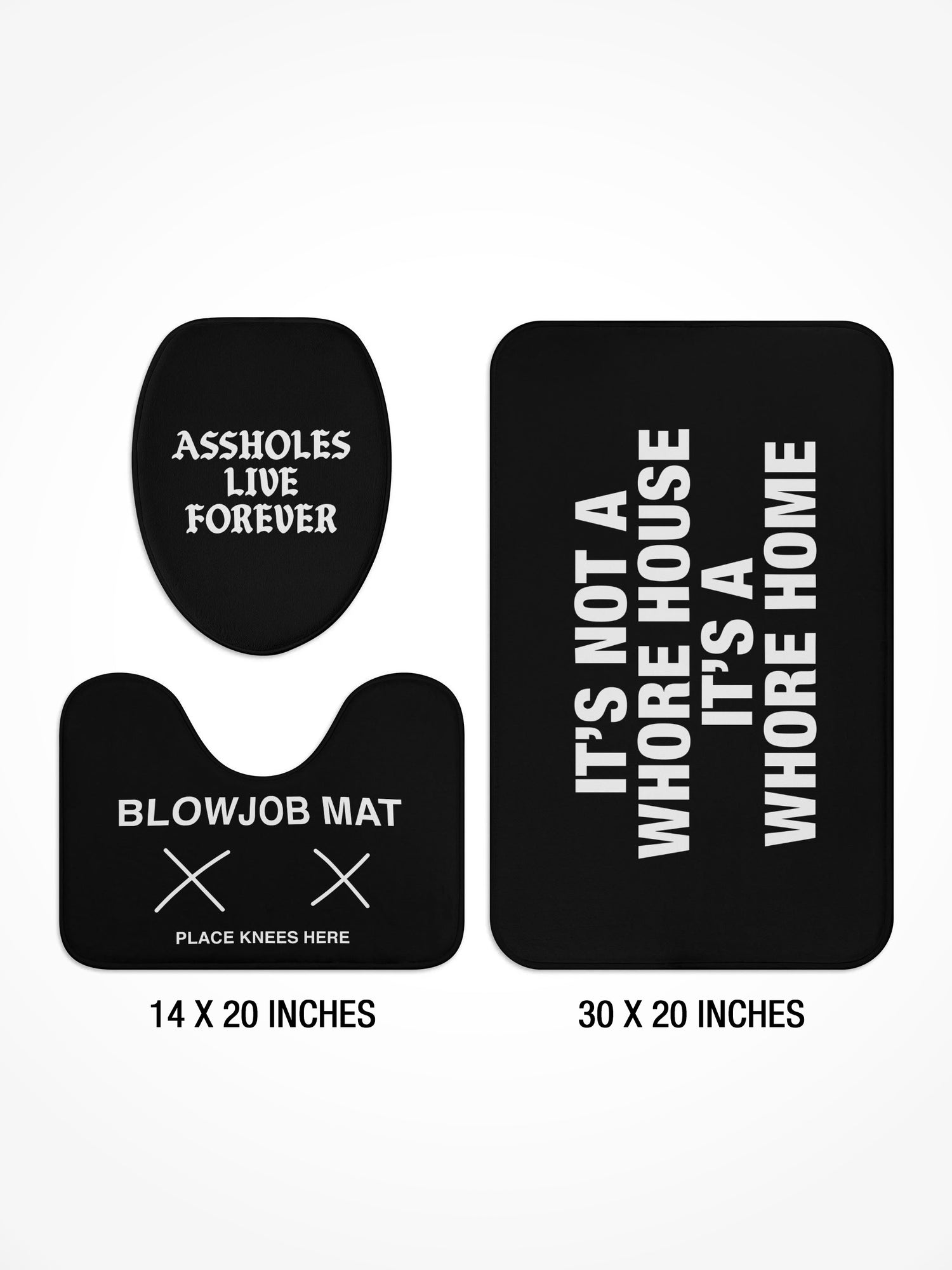 Bathroom Toilet Set - WHORE HOME + BJ + ALF COMBO