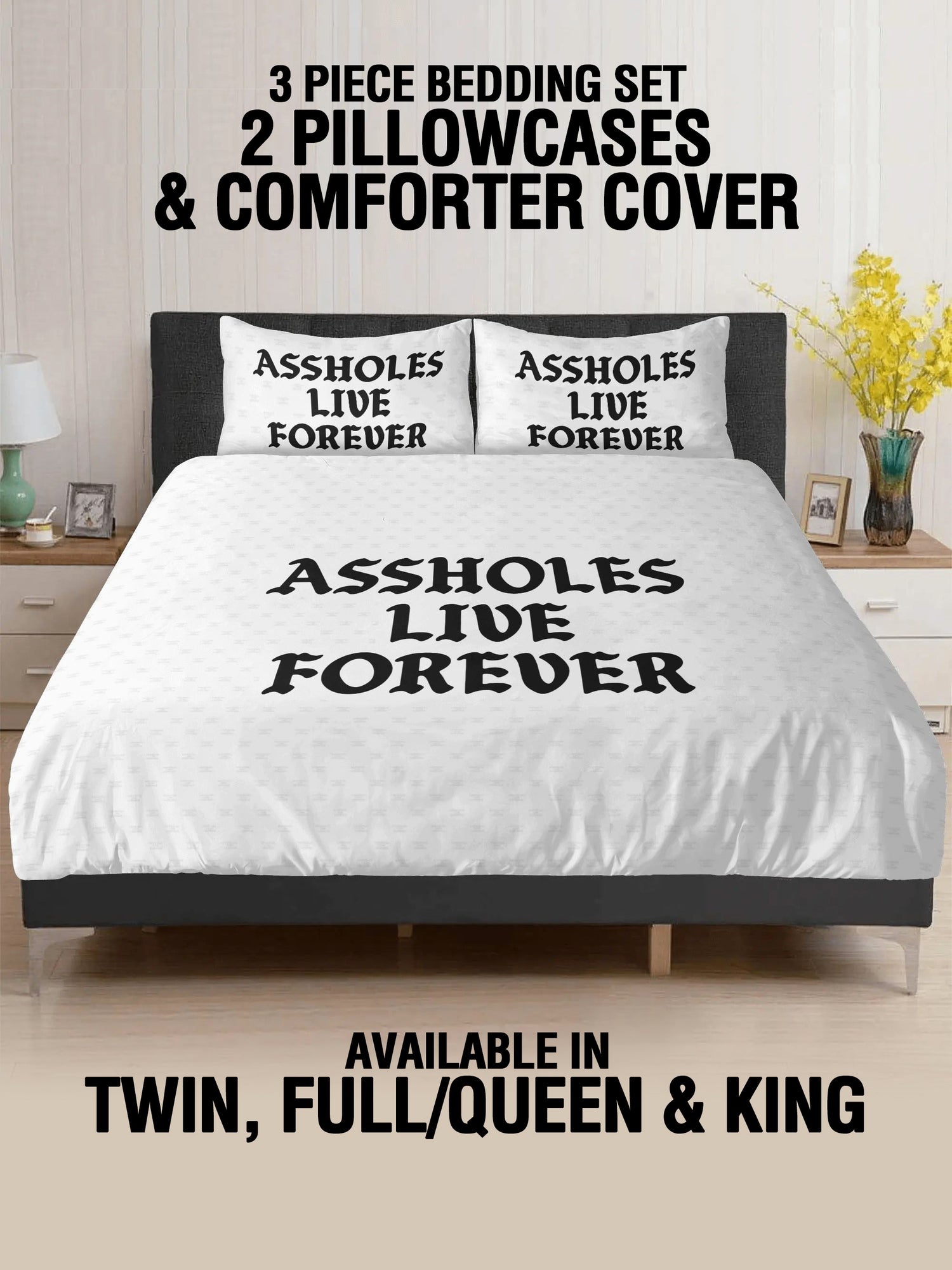 3 Pcs Bed - ALF OG WHITE