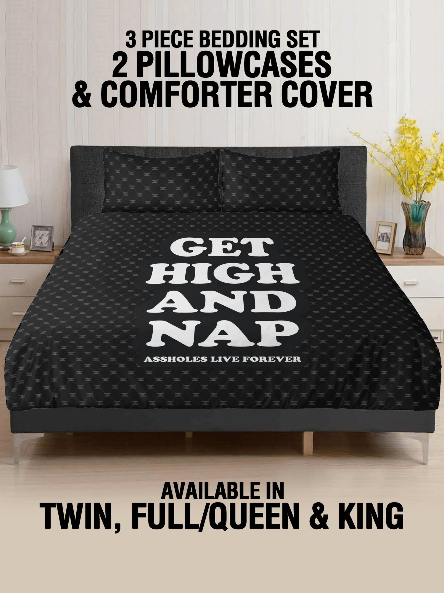 3 Pcs Bed - HIGH NAP