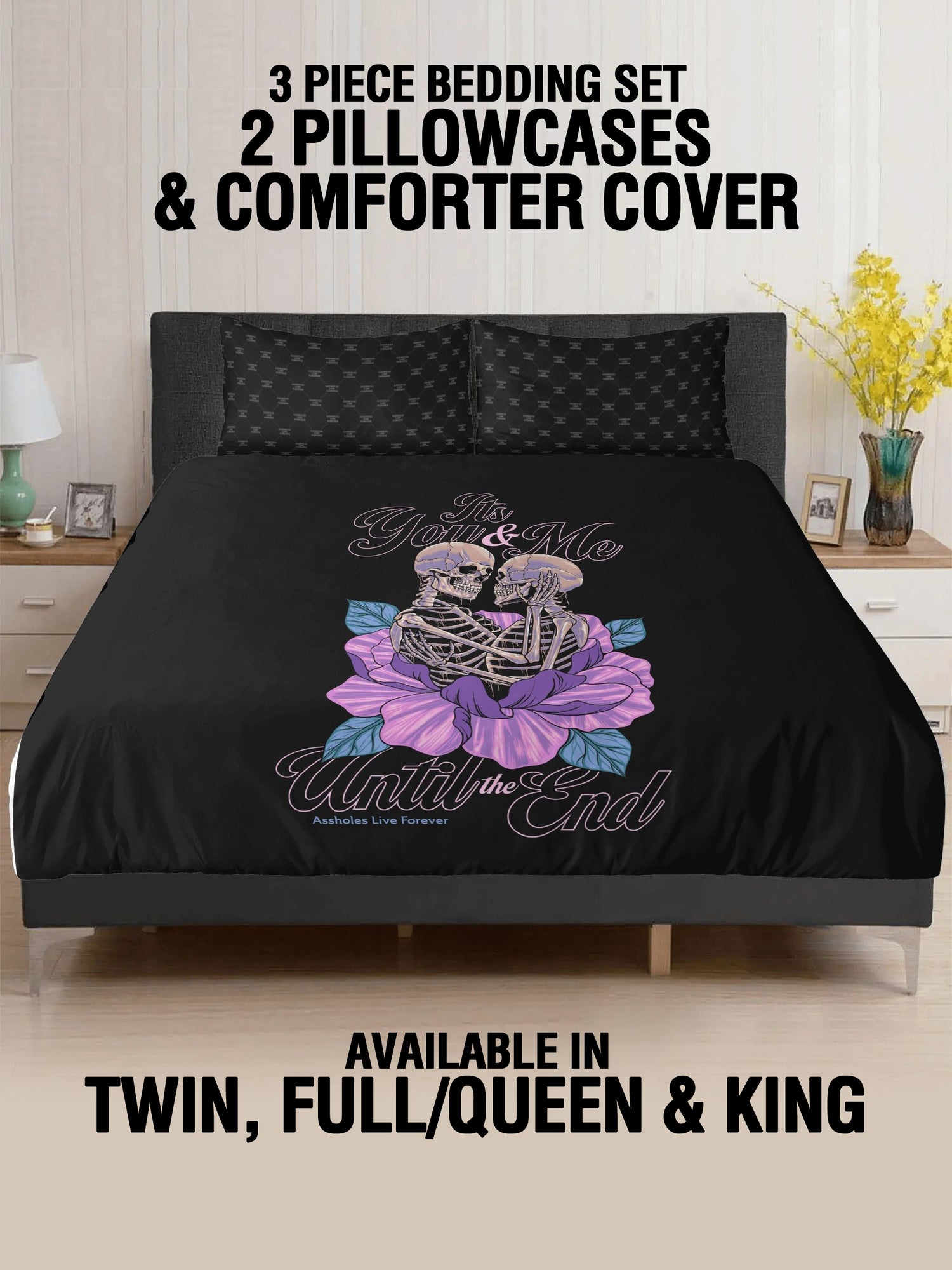 3 Pcs Bed - ITS YOU AND ME UNTIL THE END