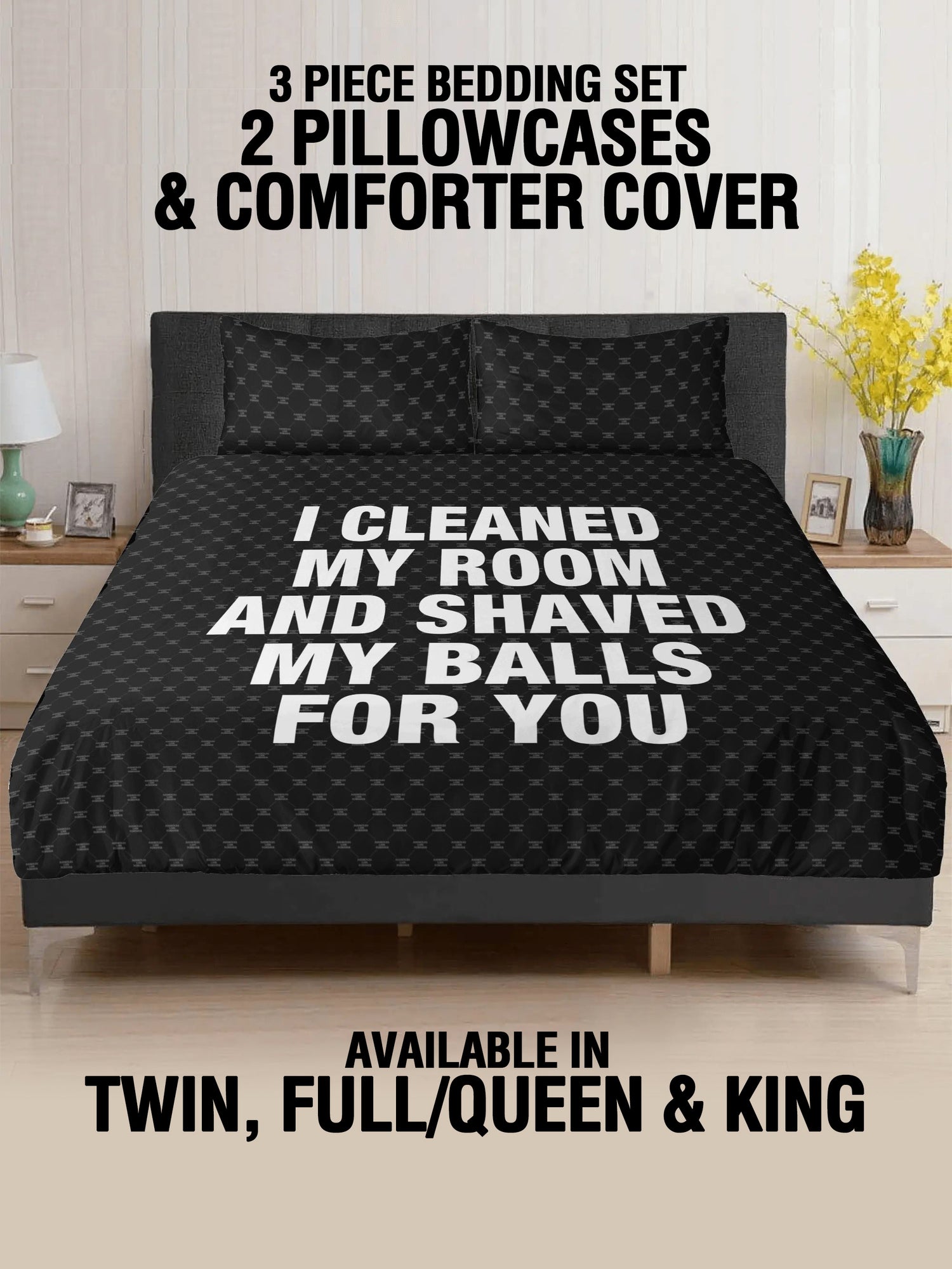 3 Pcs Bed - SHAVED BALLS