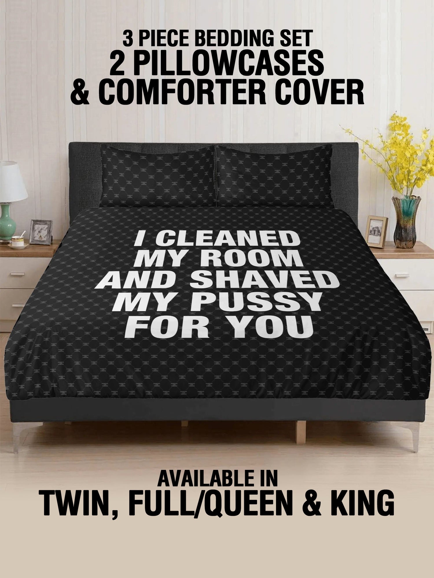 3 Pcs Bed - SHAVED PUSSY