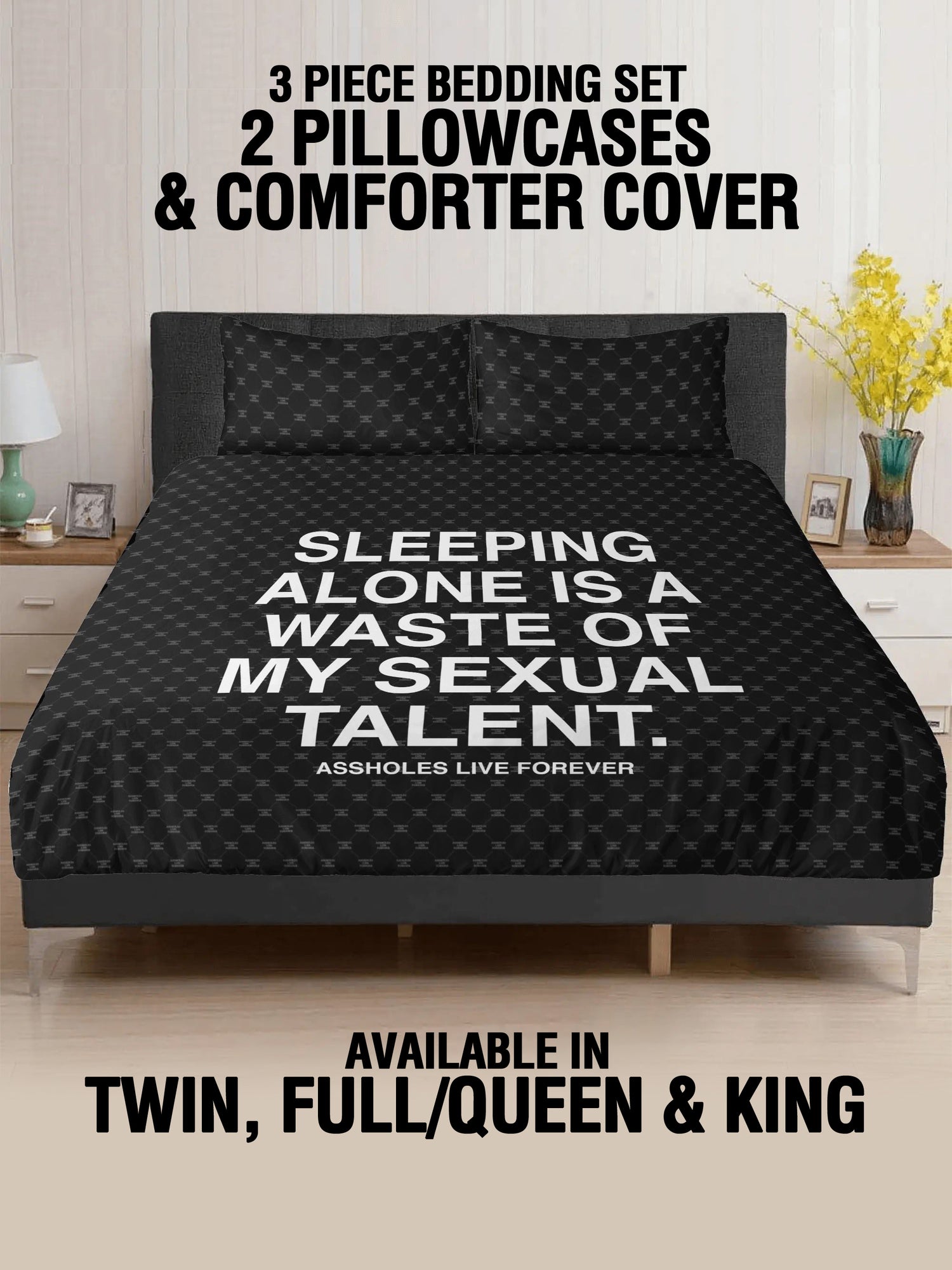 3 Pcs Bed - Sleeping Alone