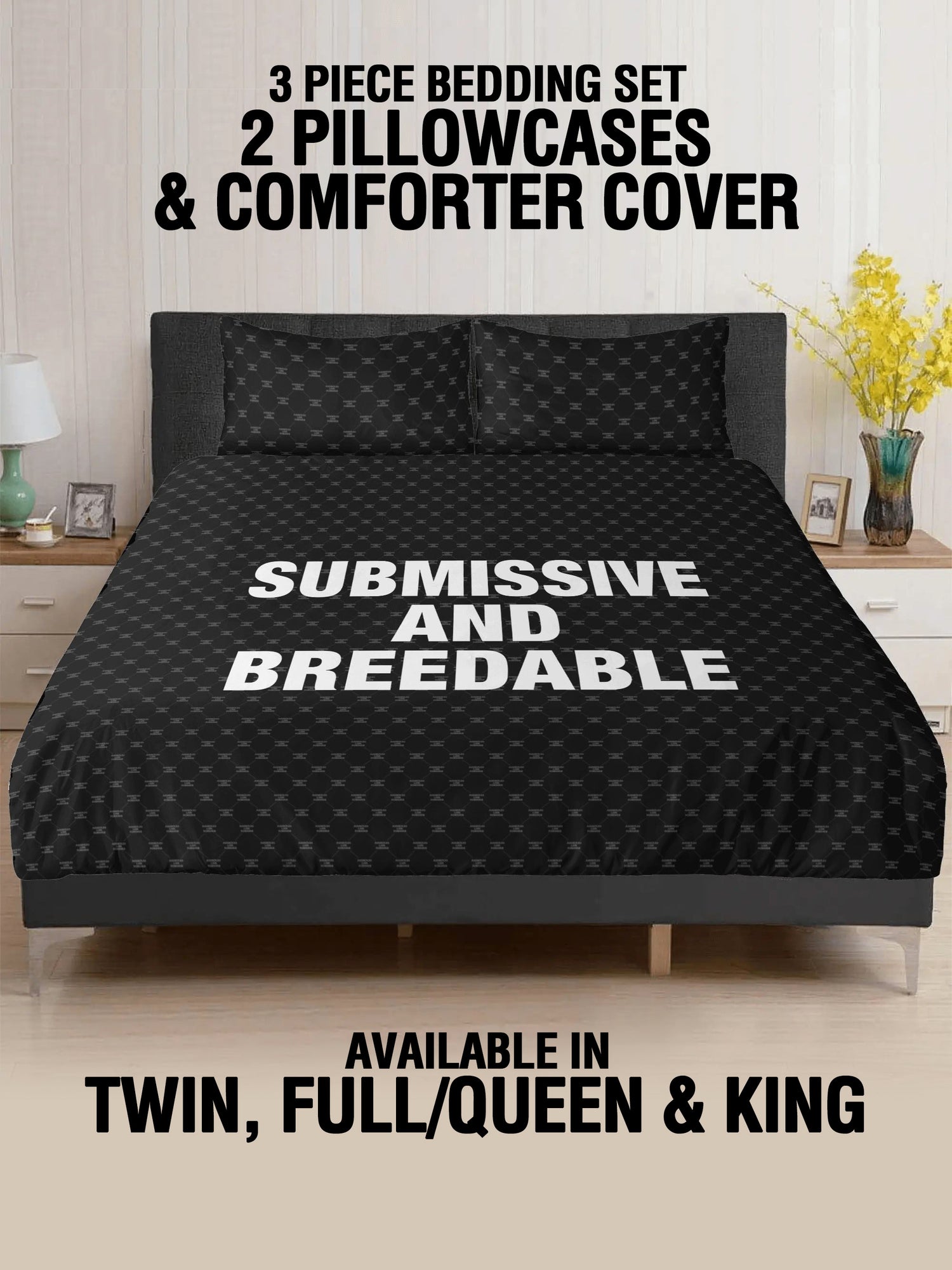 3 Pcs Bed - SUBMISSIVE