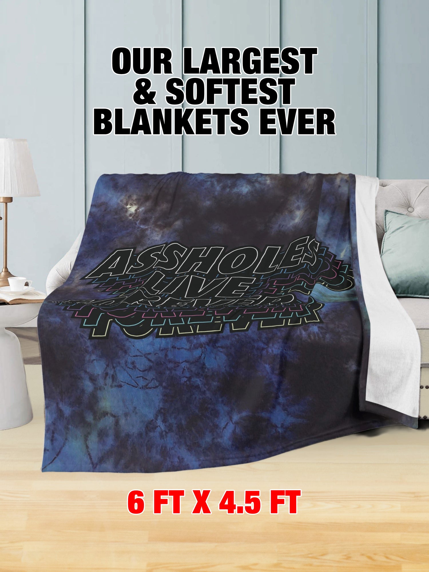 Fleece Blanket - ALF Blue Cosmic