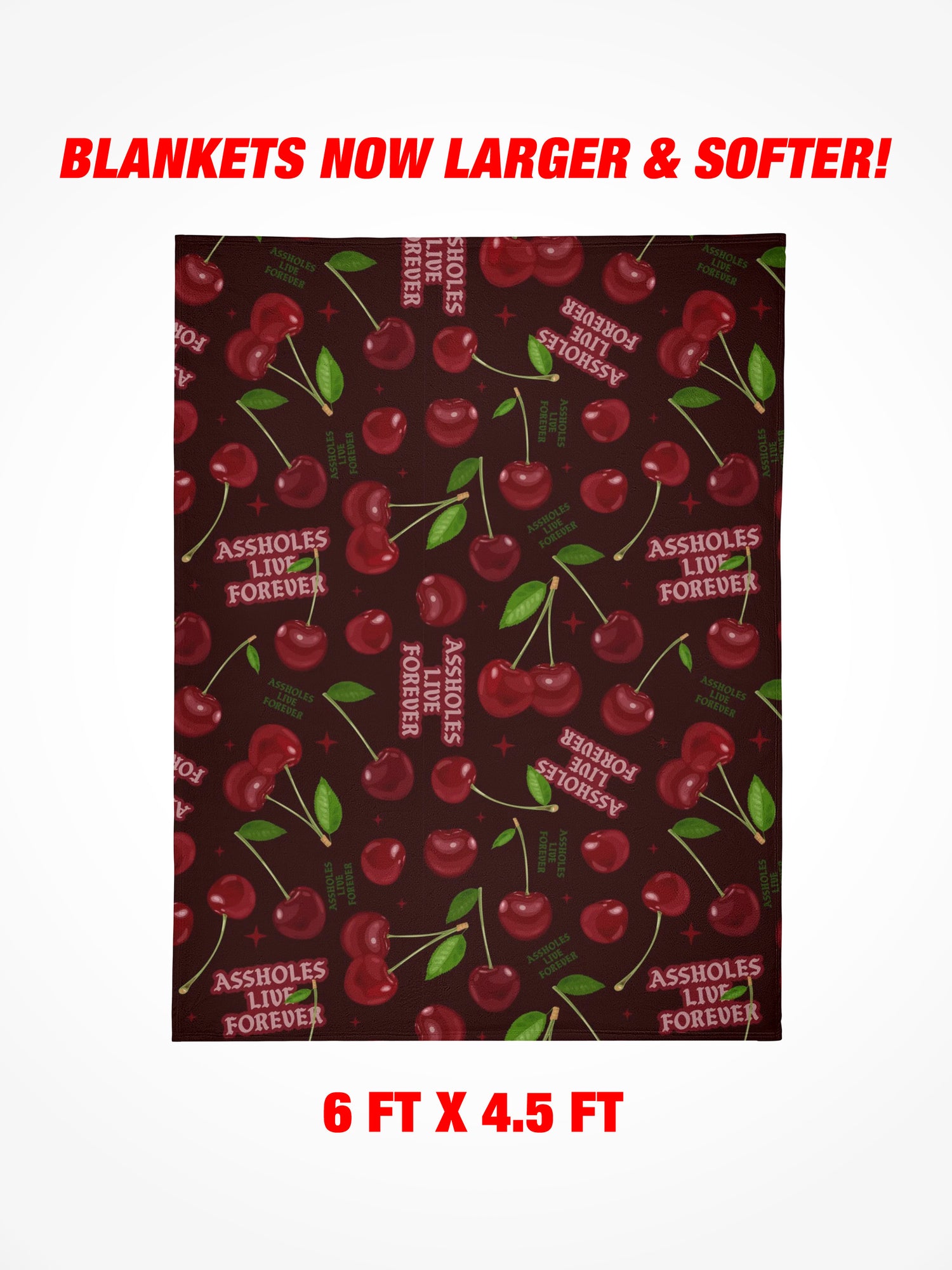 Fleece Blanket - ALF CHERRIES