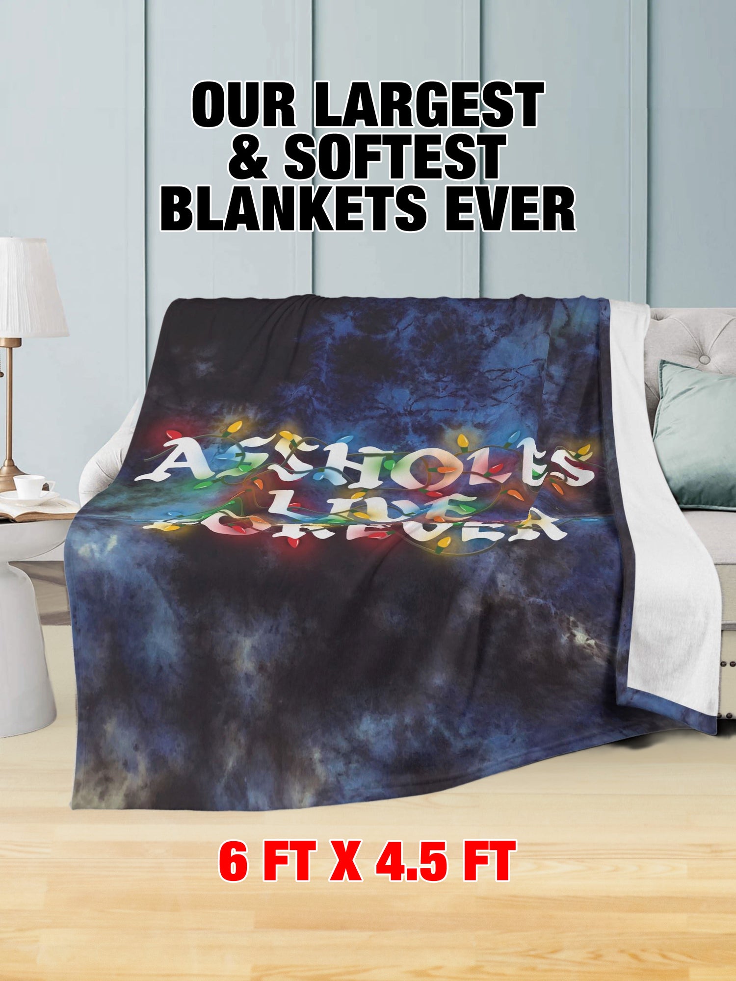 Fleece Blanket - ALF Holiday Lights