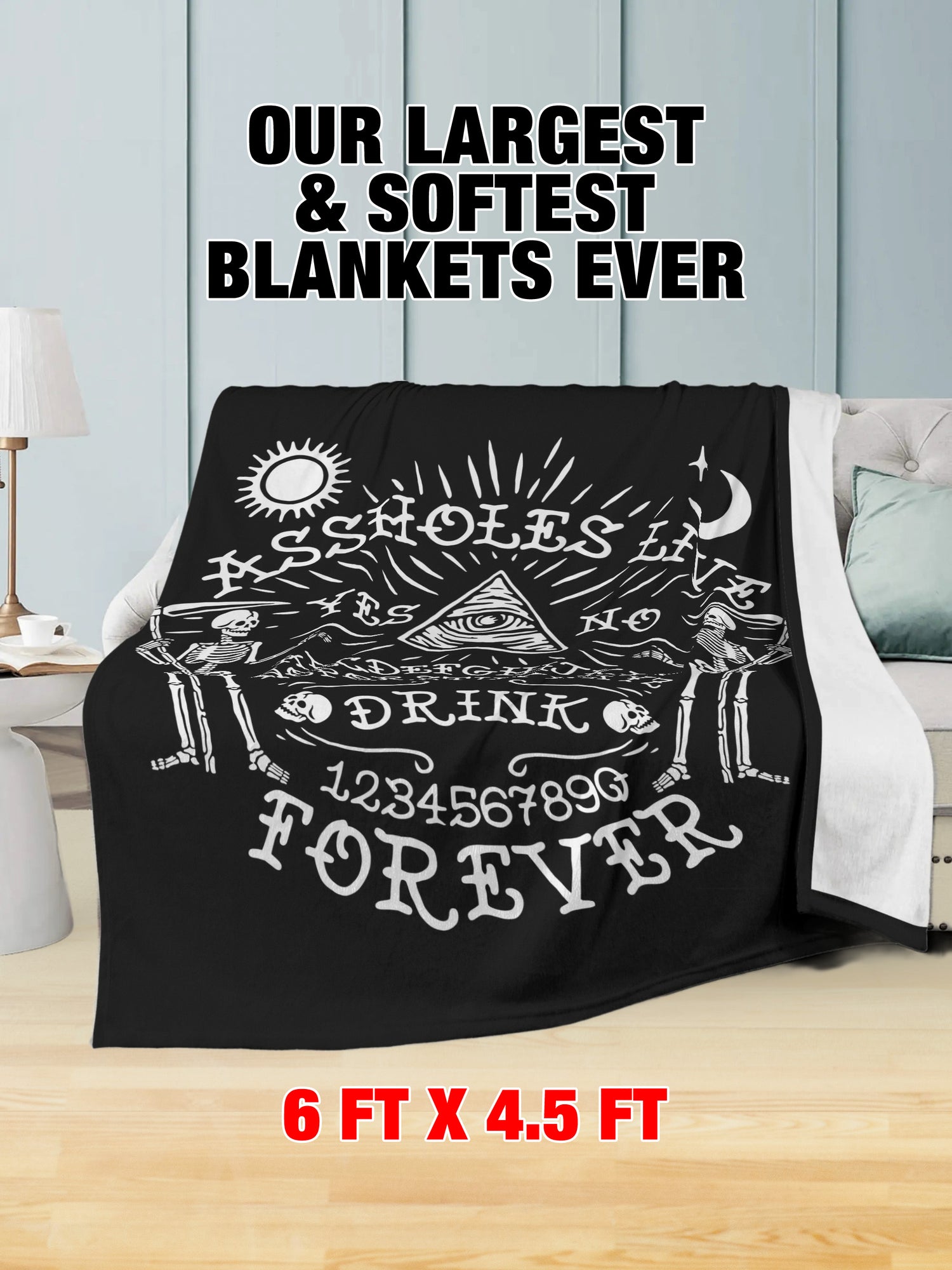 Fleece Blanket - ALF OUIJA