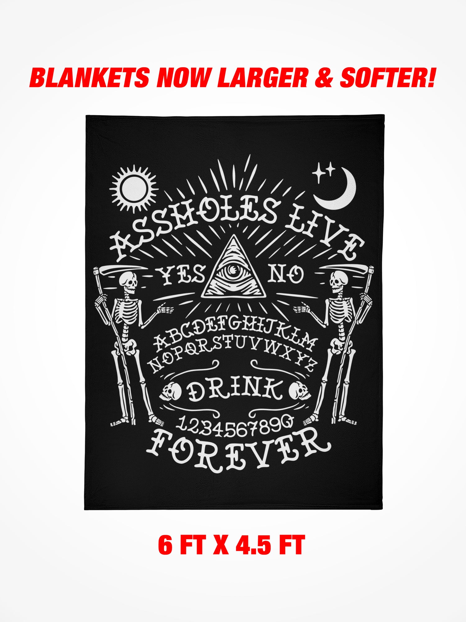 Fleece Blanket - ALF OUIJA
