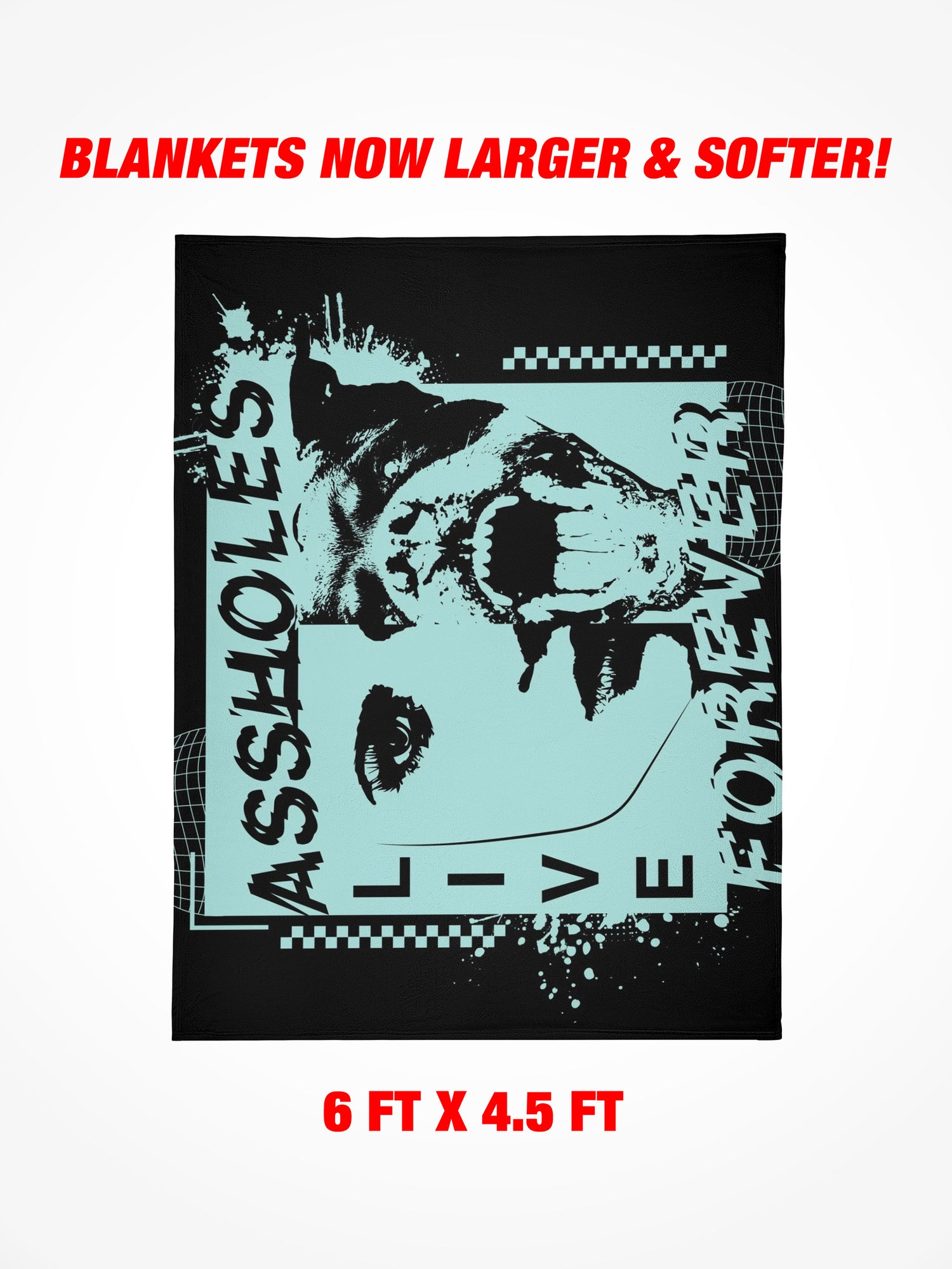 Fleece Blanket - ALF ROTTY GIRL