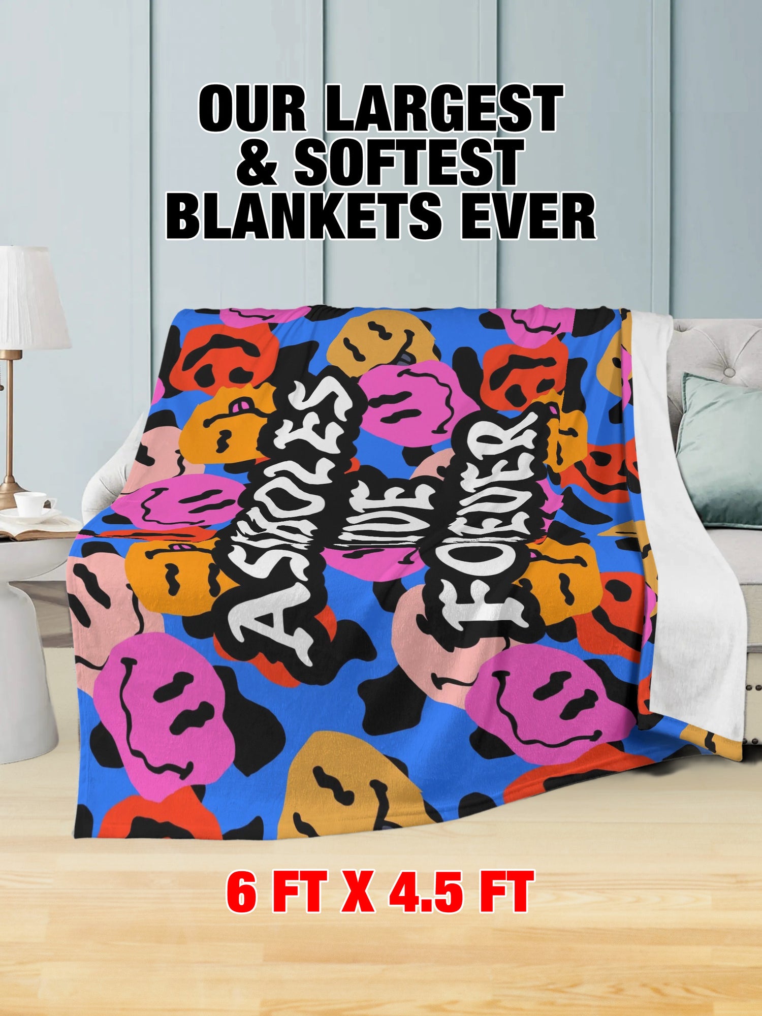 Fleece Blanket - ALF SMILEY MELT