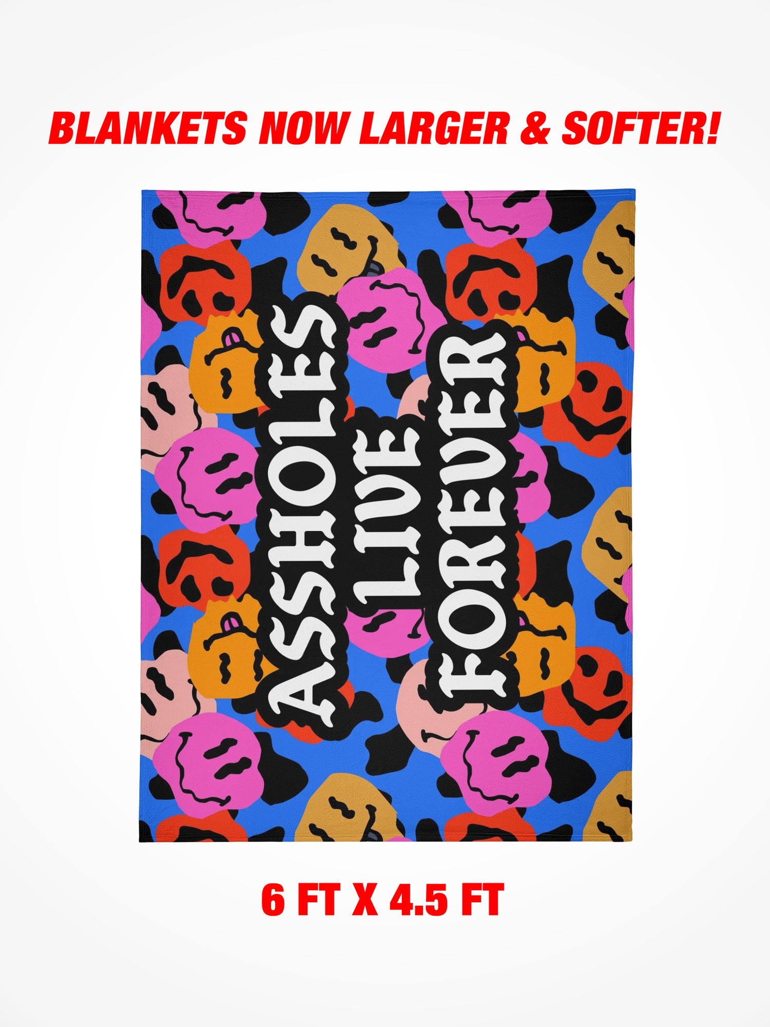 Fleece Blanket - ALF SMILEY MELT