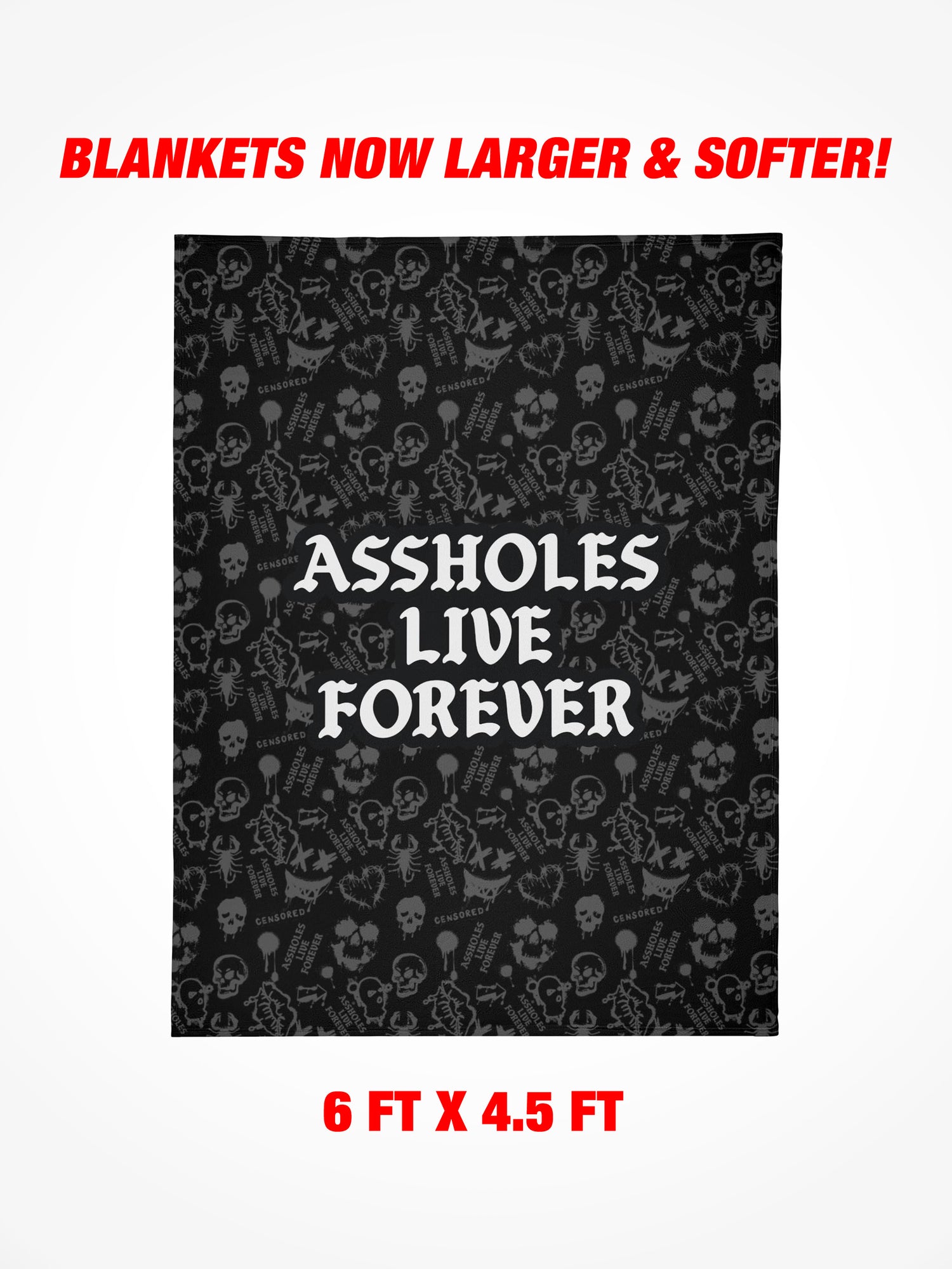 Fleece Blanket - ALF Spray Paint