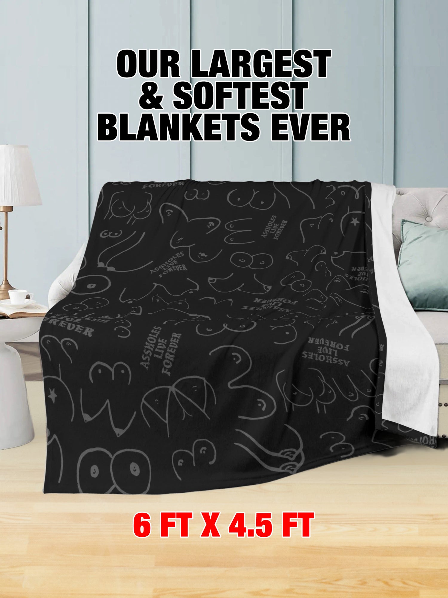 Fleece Blanket - ALF Tits