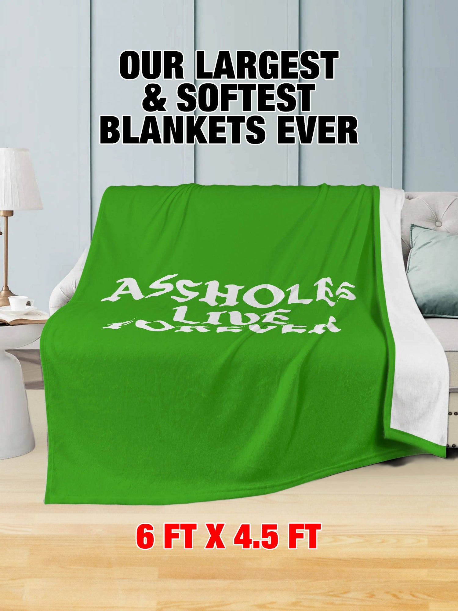 Fleece Blanket - ALF Green