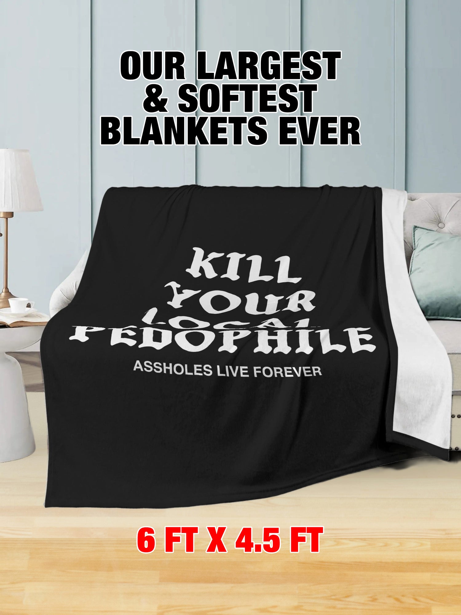 Fleece Blanket - KILL PEDO
