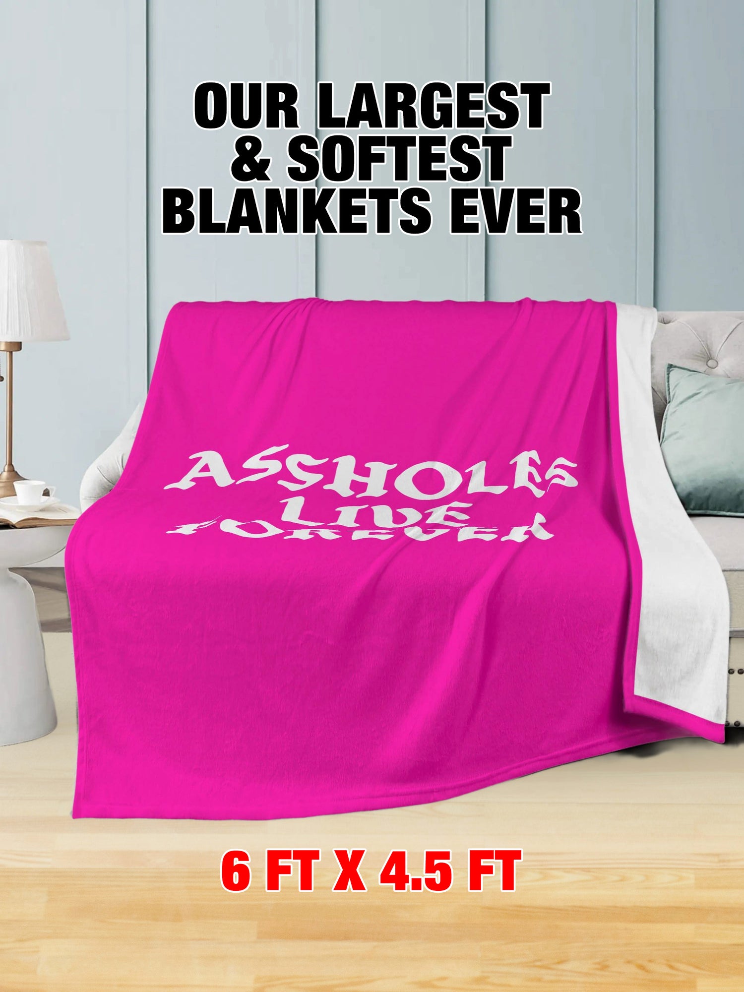 Fleece Blanket - ALF Pink