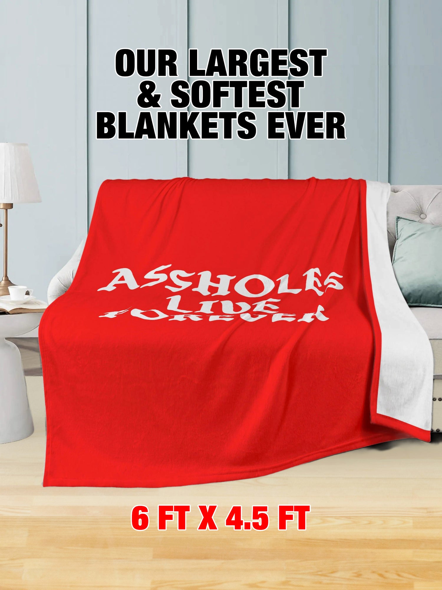 Fleece Blanket - ALF Red