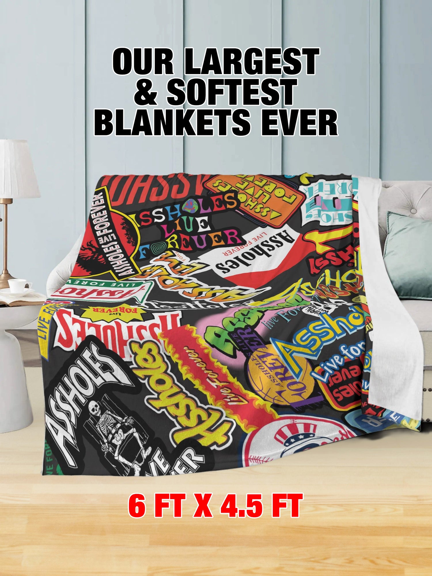 Fleece Blanket - ALF Stickers
