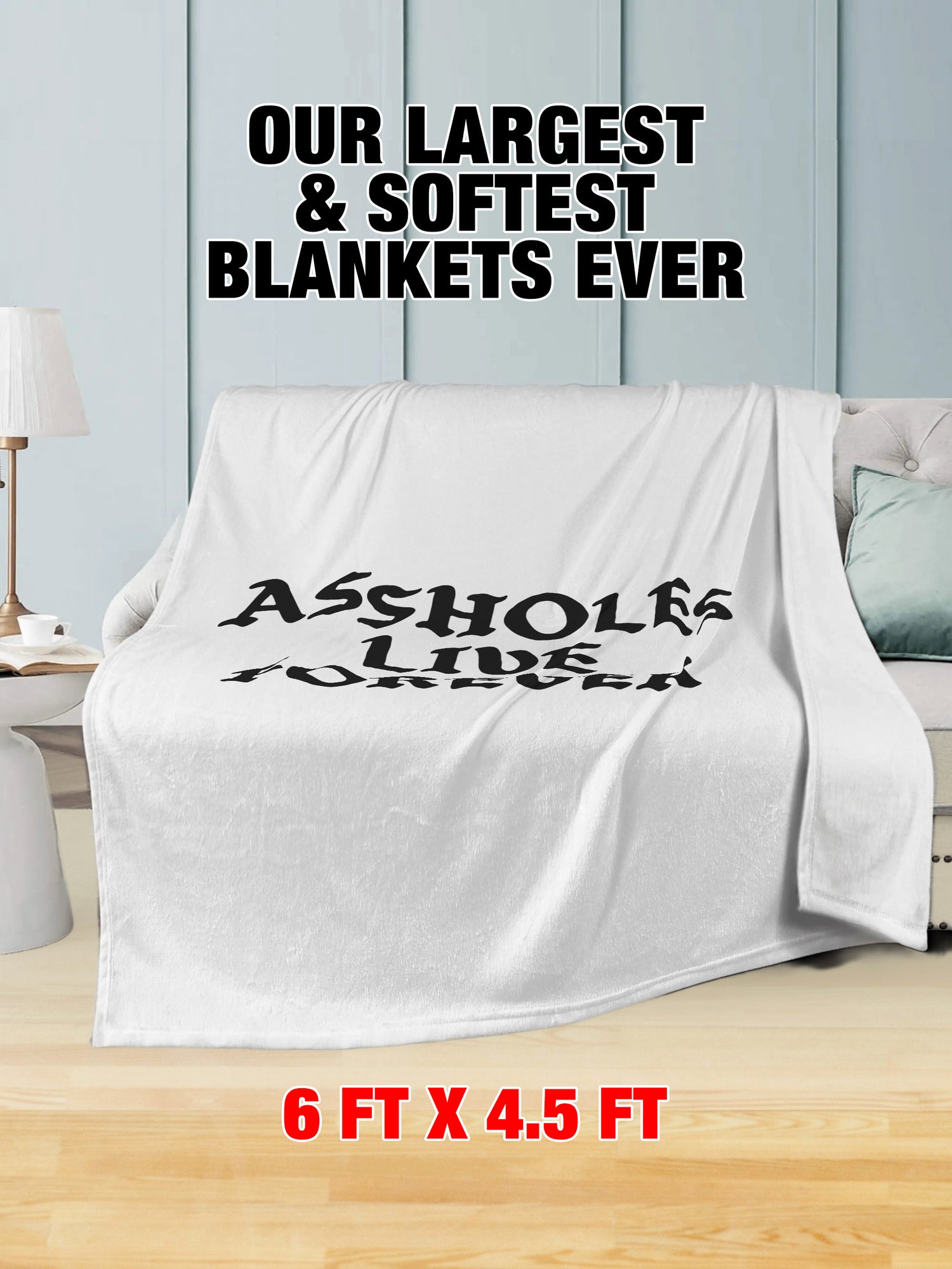 Fleece Blanket - ALF White