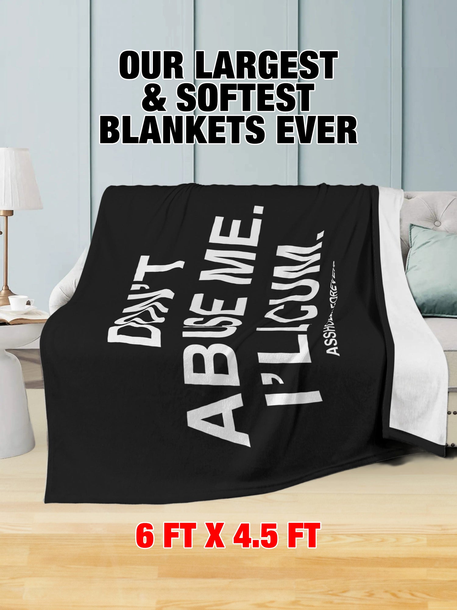 Fleece Blanket - ABUSE CUM