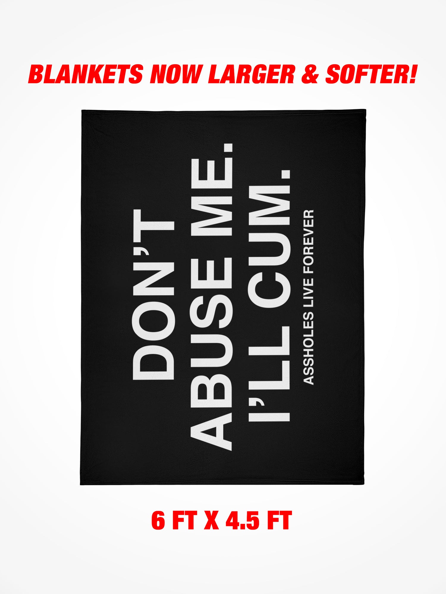 Fleece Blanket - ABUSE CUM