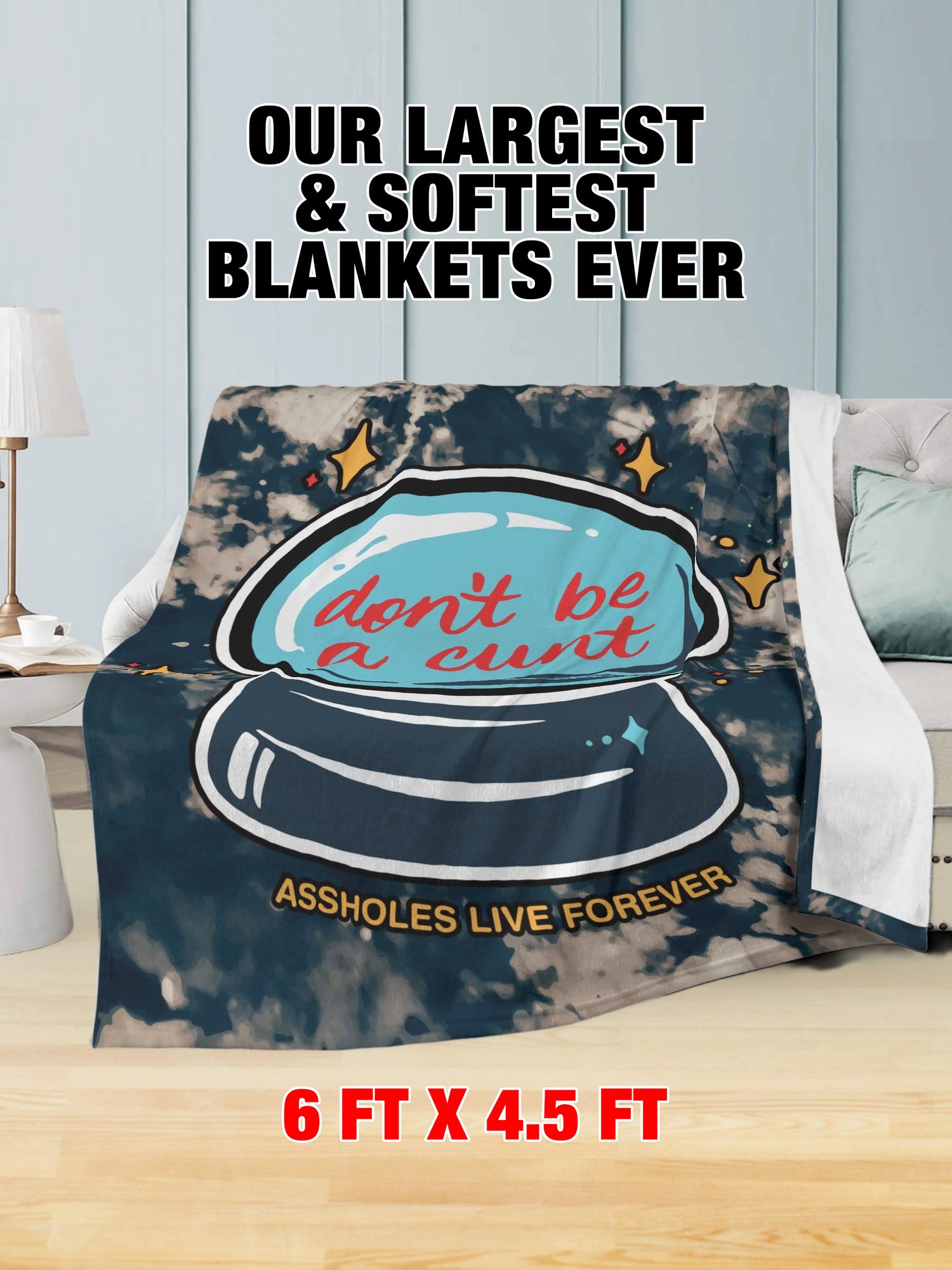 Fleece Blanket - Dont Be A Cunt