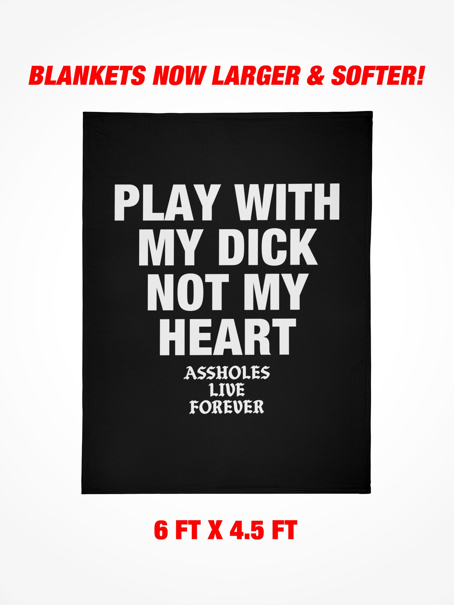 Fleece Blanket - Play With My Dick