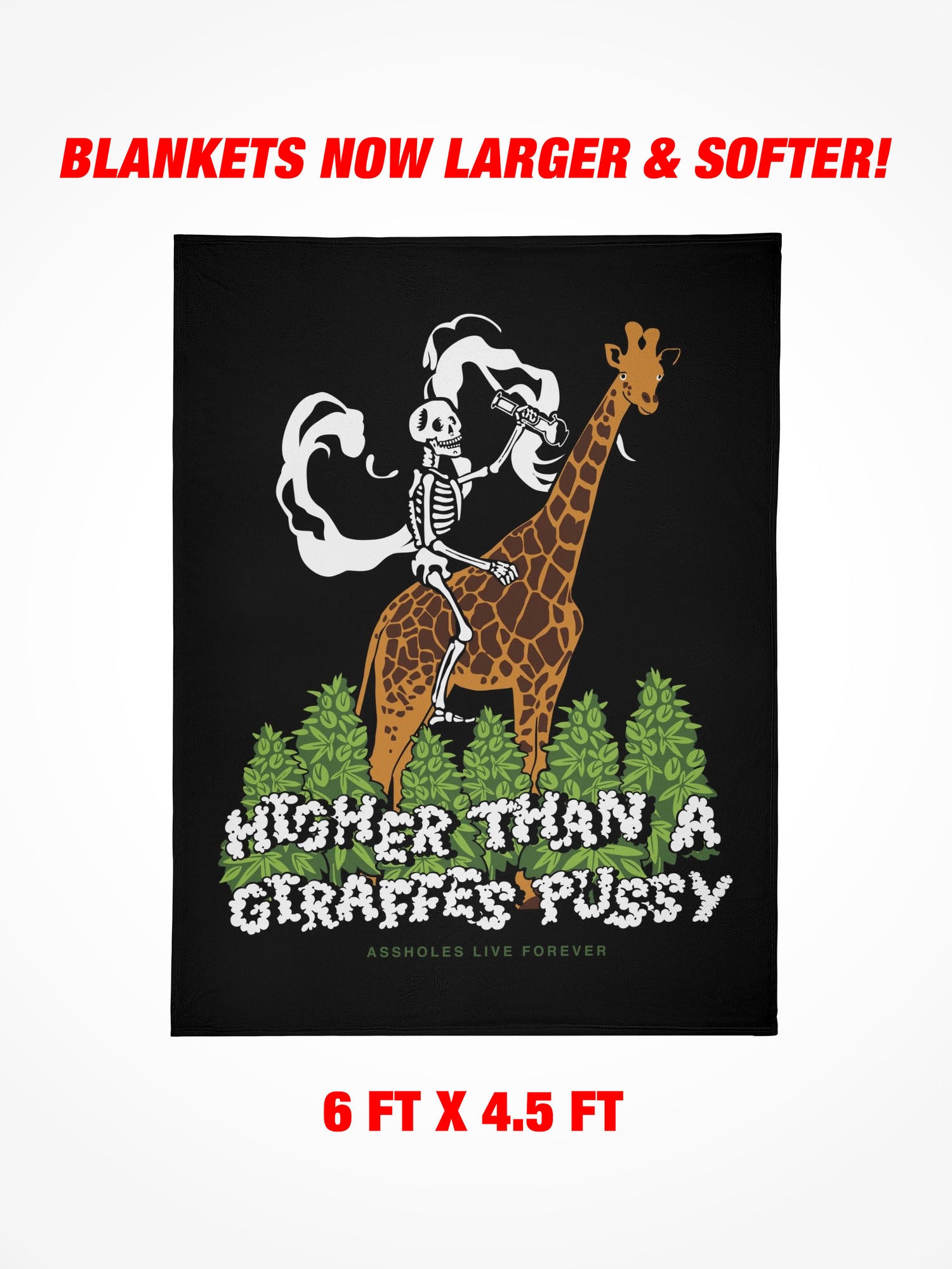 Fleece Blanket - GIRAFFE PUSSY