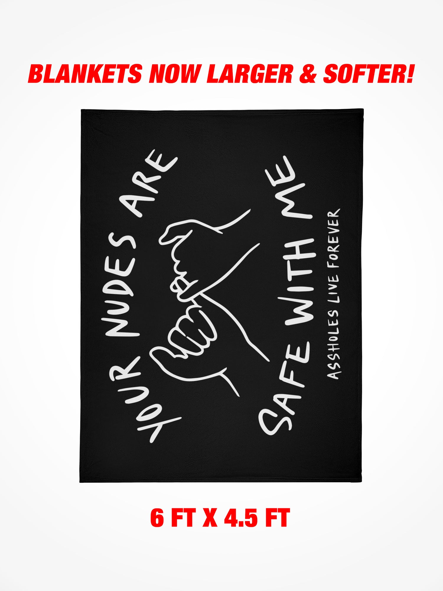Fleece Blanket - NUDES SAFE