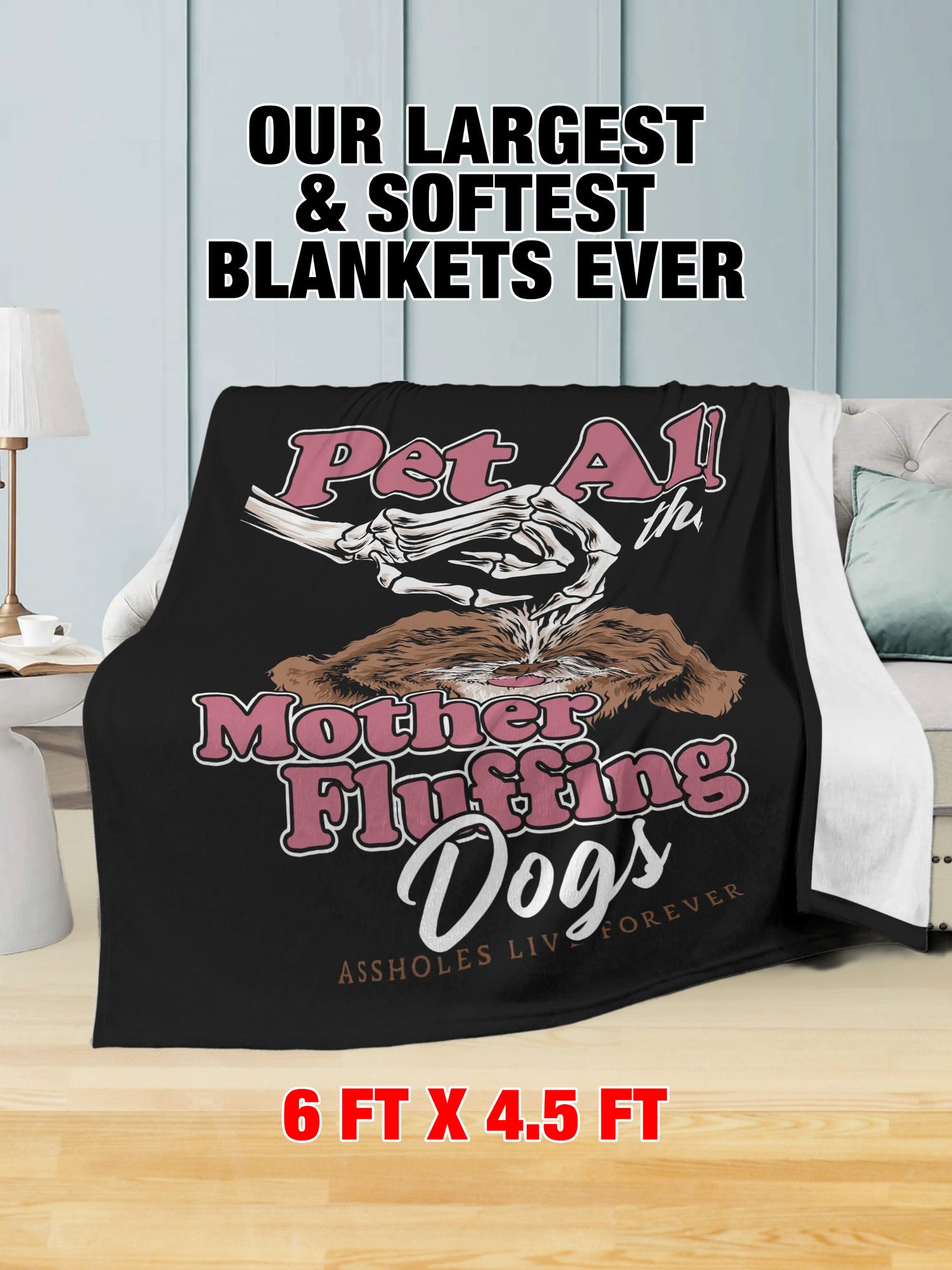 Fleece Blanket - PET ALL DOGS