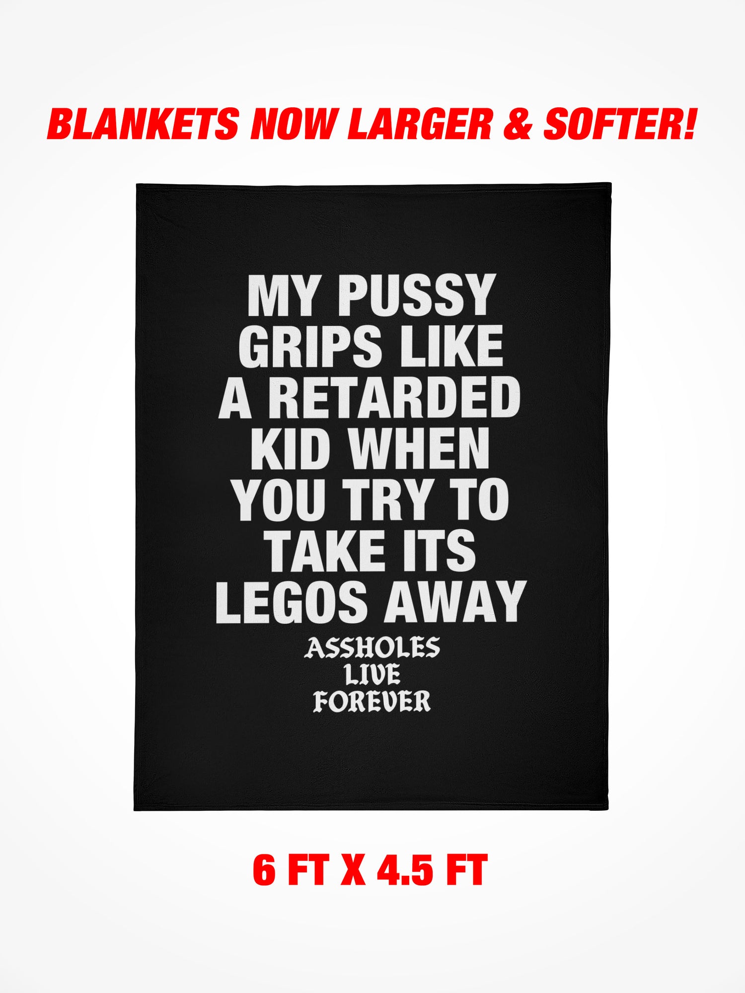 Fleece Blanket - My Pussy Grips