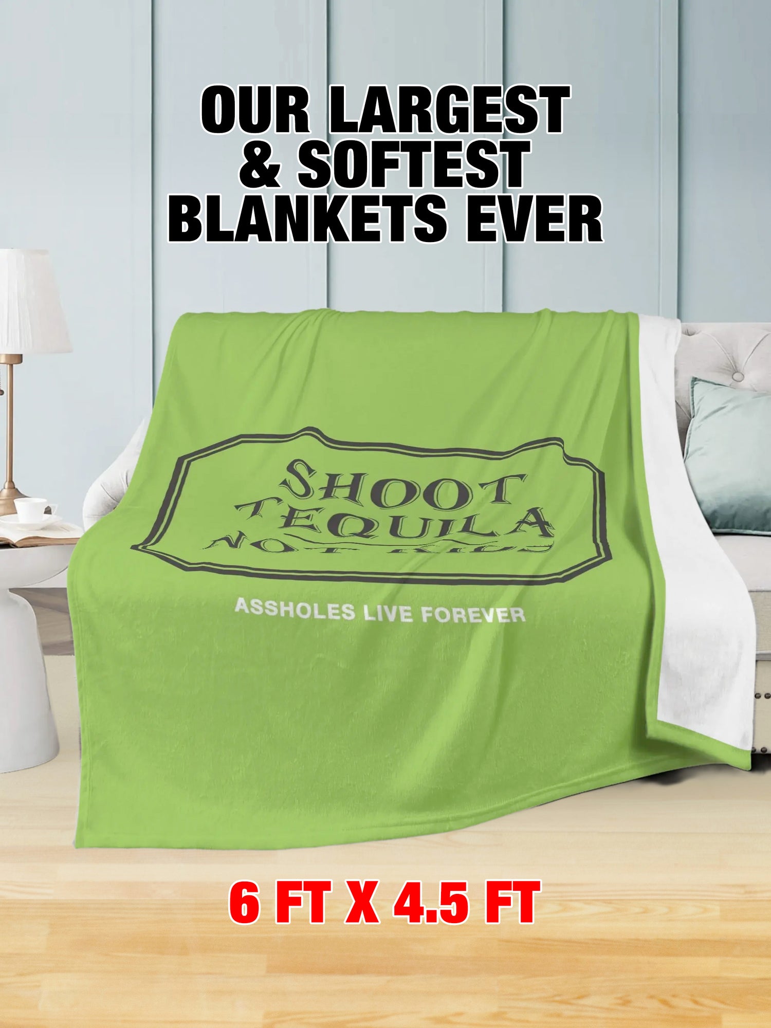 Fleece Blanket - SHOOT TEQUILA