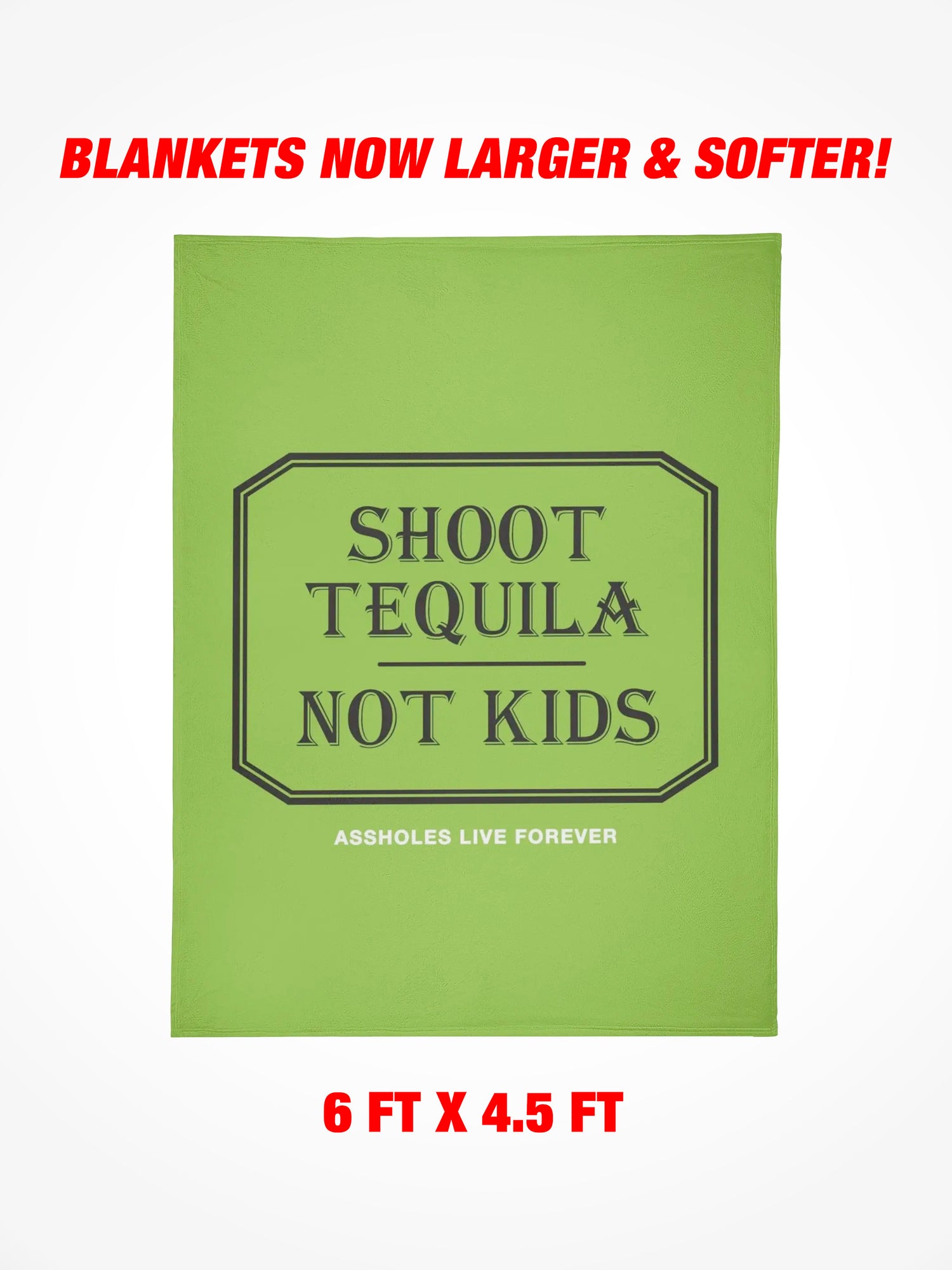 Fleece Blanket - SHOOT TEQUILA
