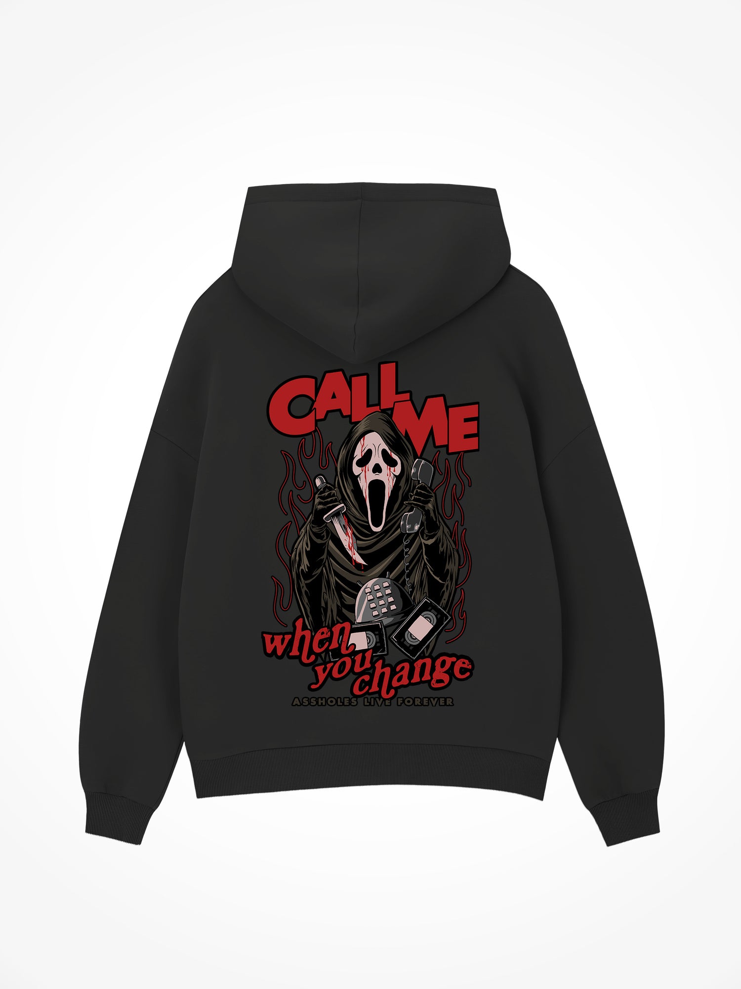 Call Me - Black Hoodie